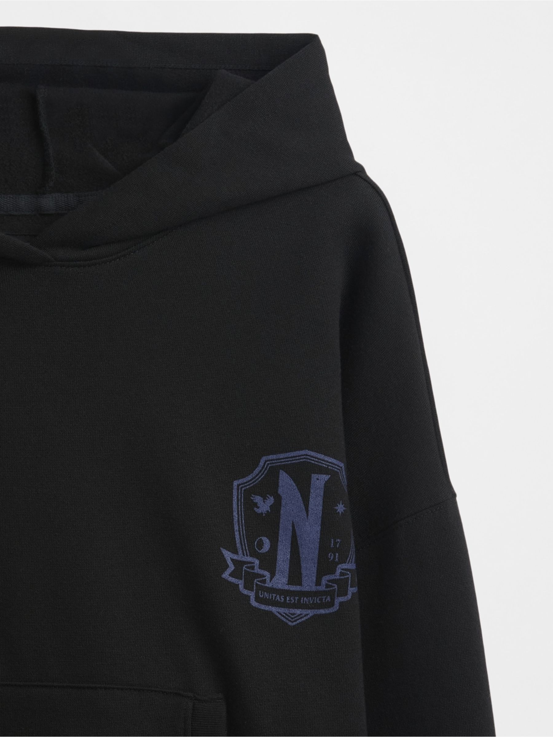 Black VintageSoft Graphic Hoodie (4-13yrs) - Image 2 of 3