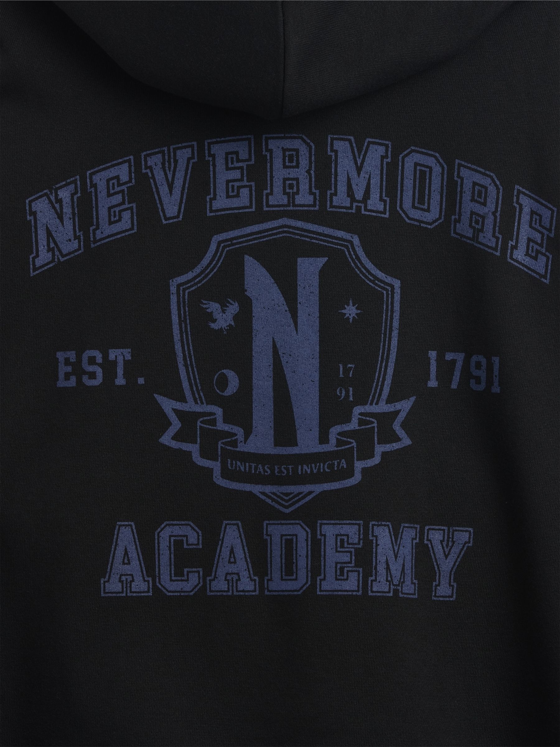 Black VintageSoft Graphic Hoodie (4-13yrs) - Image 3 of 3