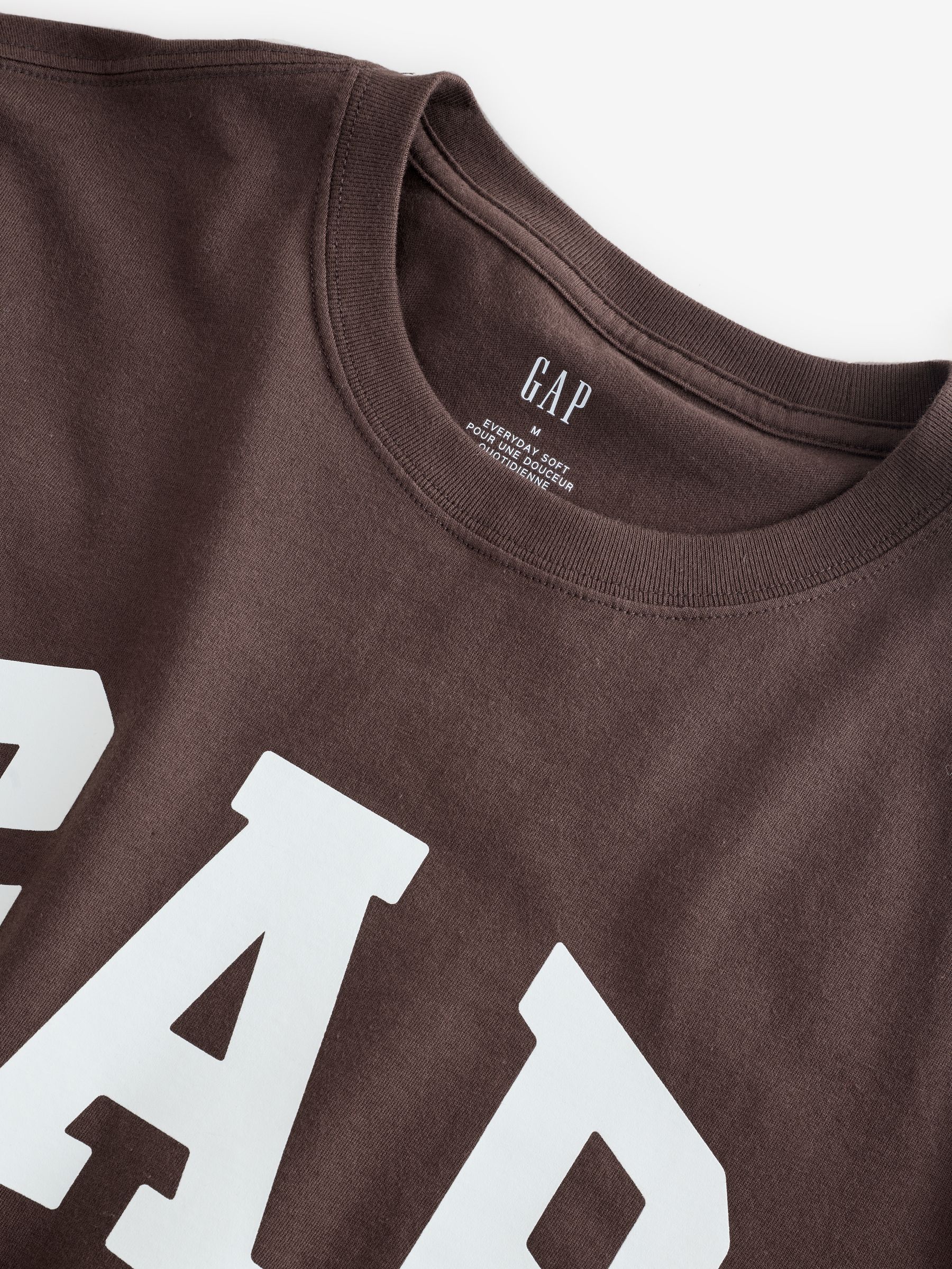 Brown Everyday Soft Logo T-Shirt - Image 4 of 4