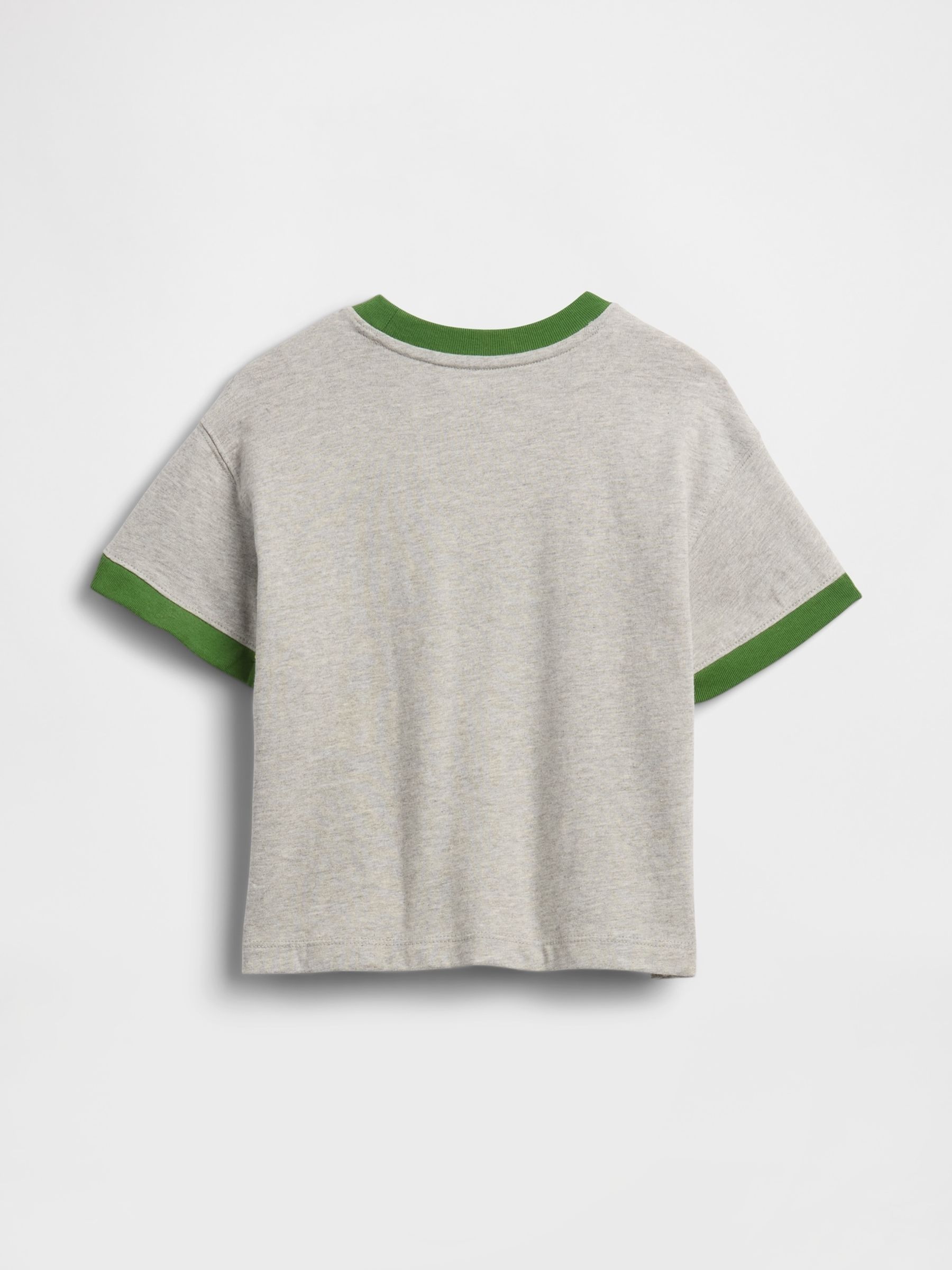 Grey/Green Disney Graphic Crew Neck T-Shirt - Image 2 of 2