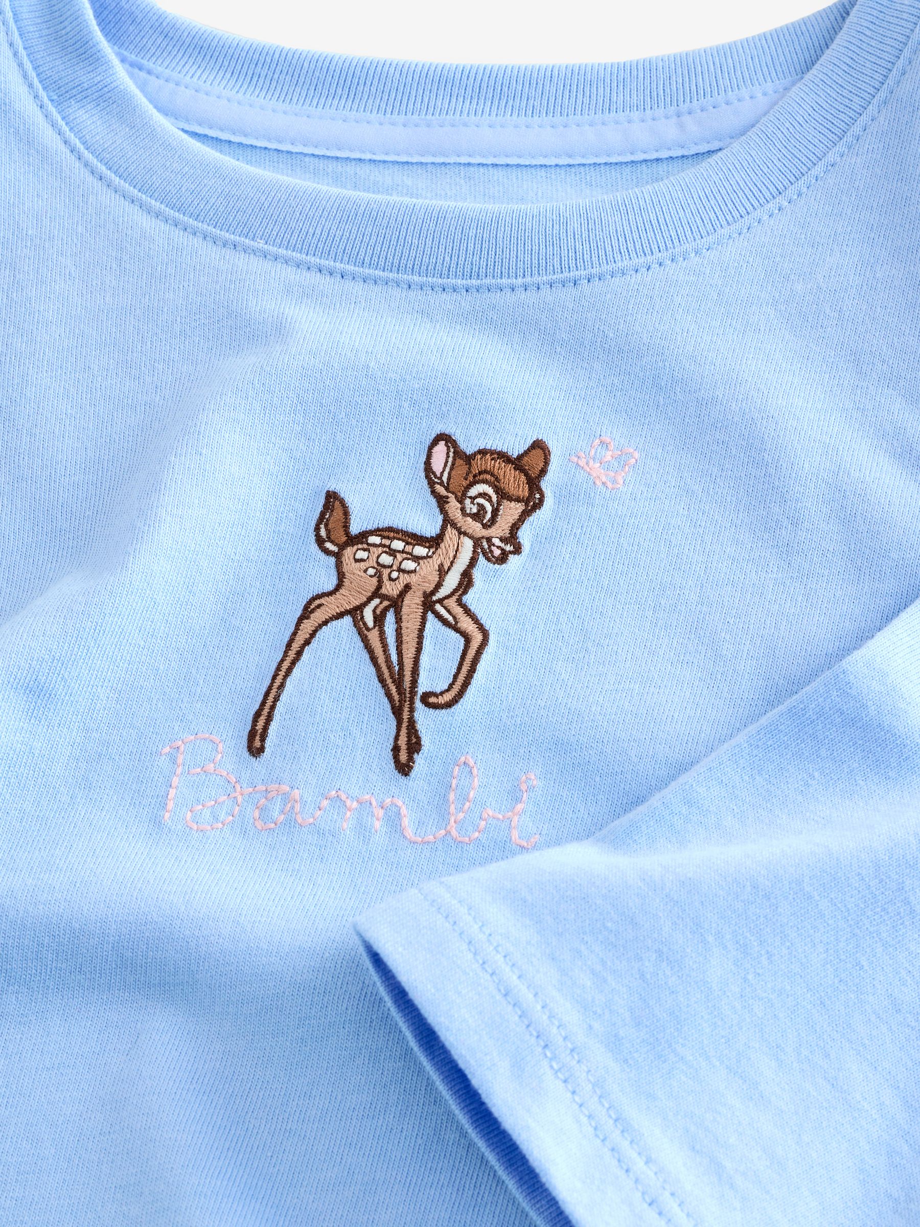 Blue Bambi Disney Graphic Long Sleeve T-Shirt (6mths-5yrs) - Image 3 of 4