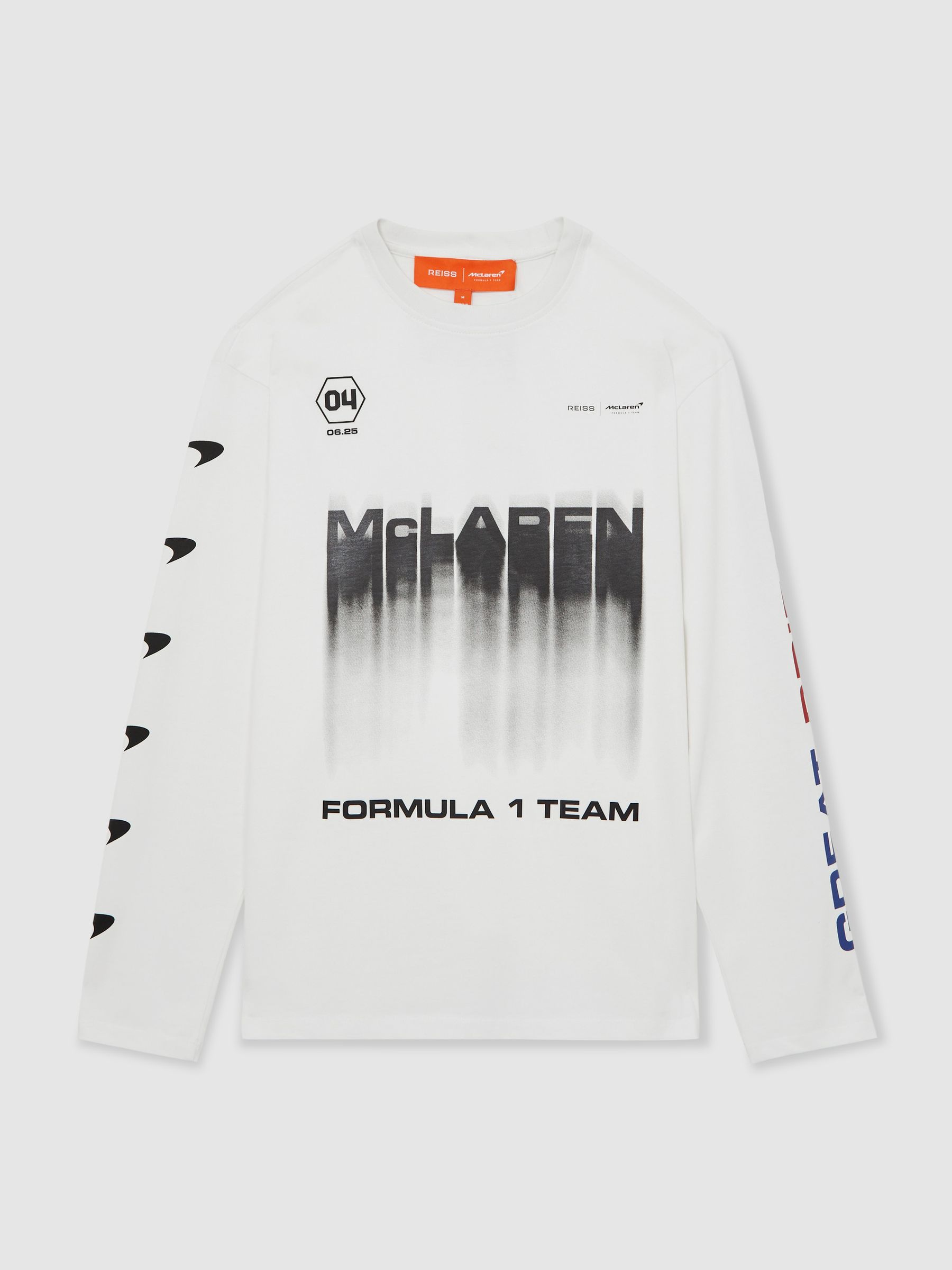 McLaren F1 Team British GP T-Shirt Unisex Fit in White - Image 2 of 6