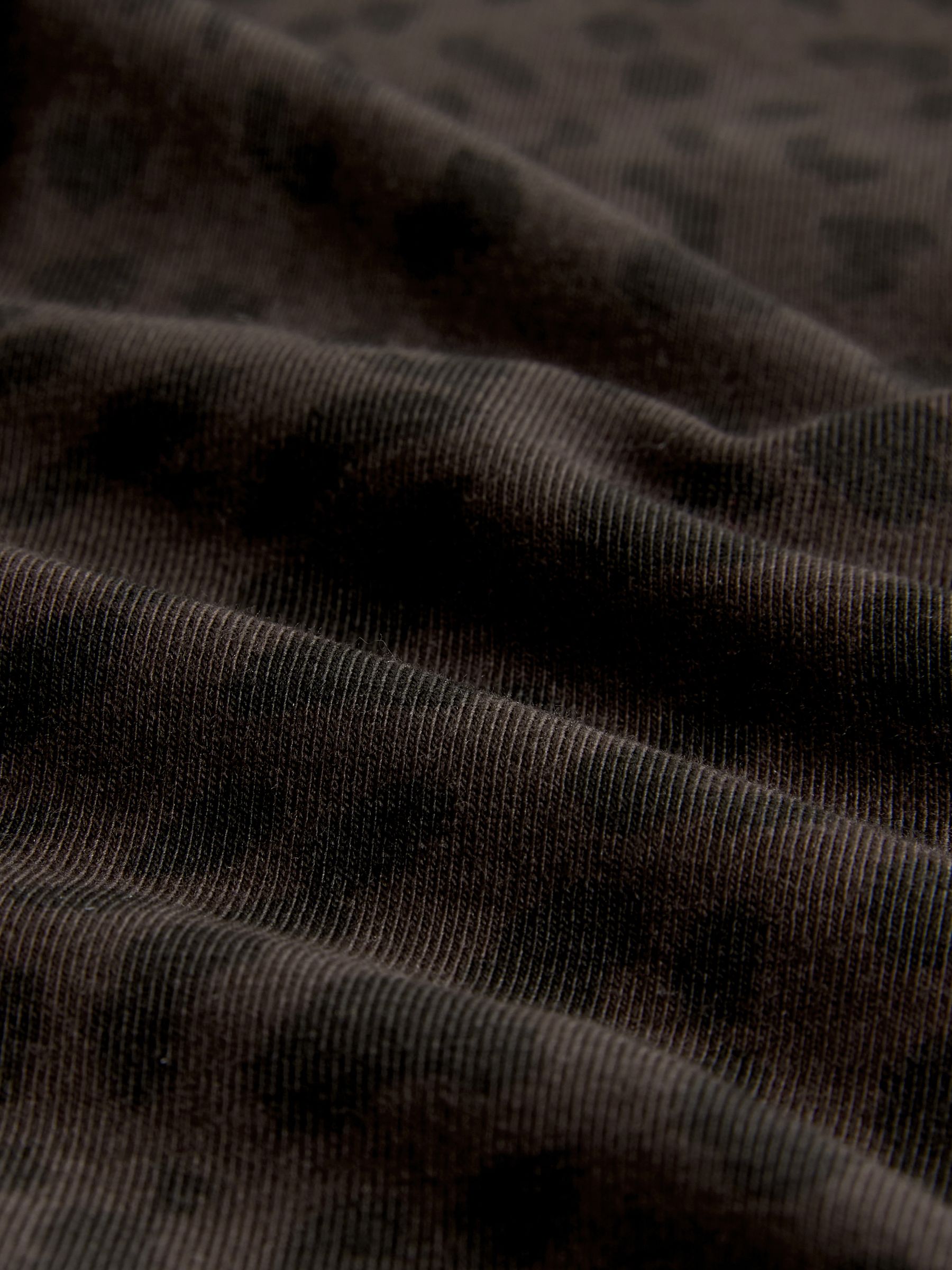 Black/Animal/Taupe Brown - 3 Pack Square Neck Long Sleeve T-Shirts - Image 5 of 6