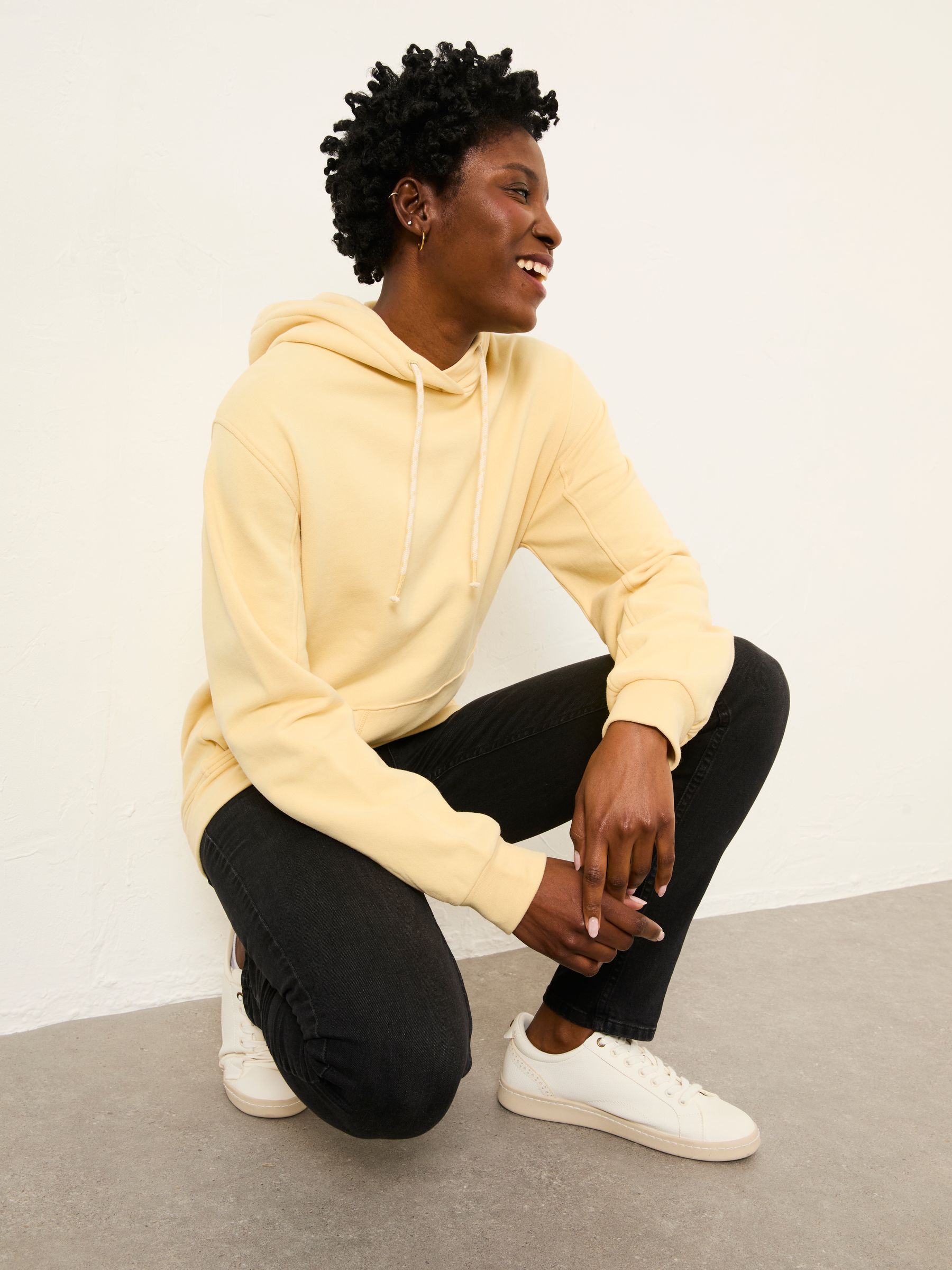 Freya Yellow Overhead Hoodie - Image 4 of 4