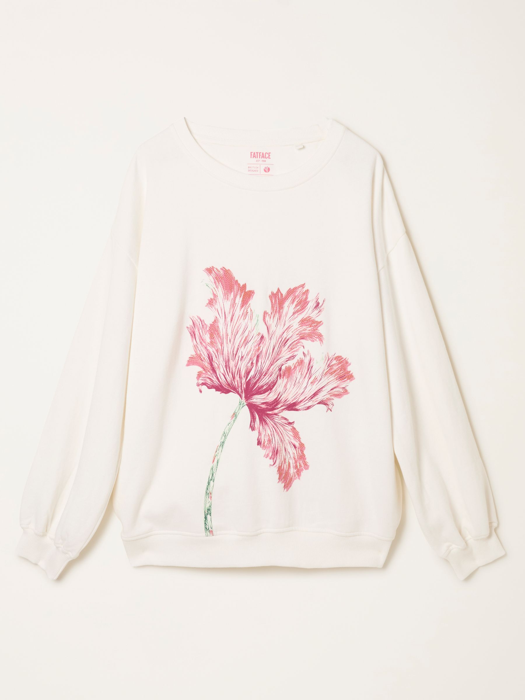 Alex Ivory Painterly Floral Crew Sweat - Image 5 of 5 Alex Ivory Painterly Floral Crew Sweat - Image 5 of 5