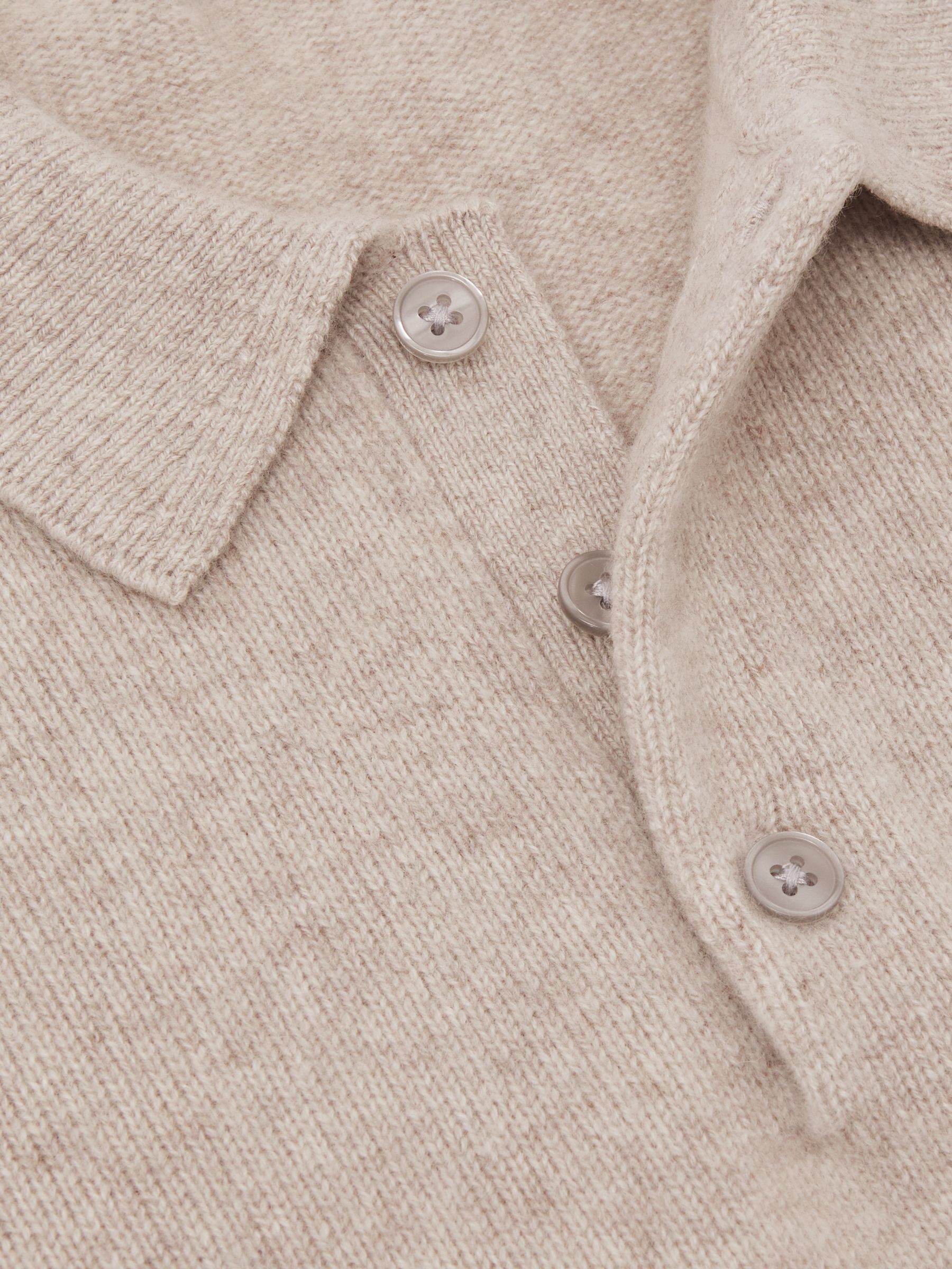 Polo Shirt in Oatmeal - Image 6 of 6