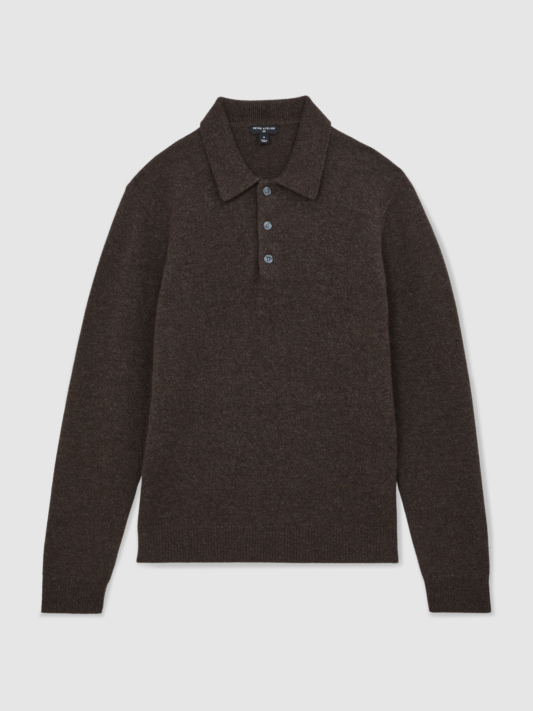 Polo Shirt in Chocolate Brown - Image 2 of 6