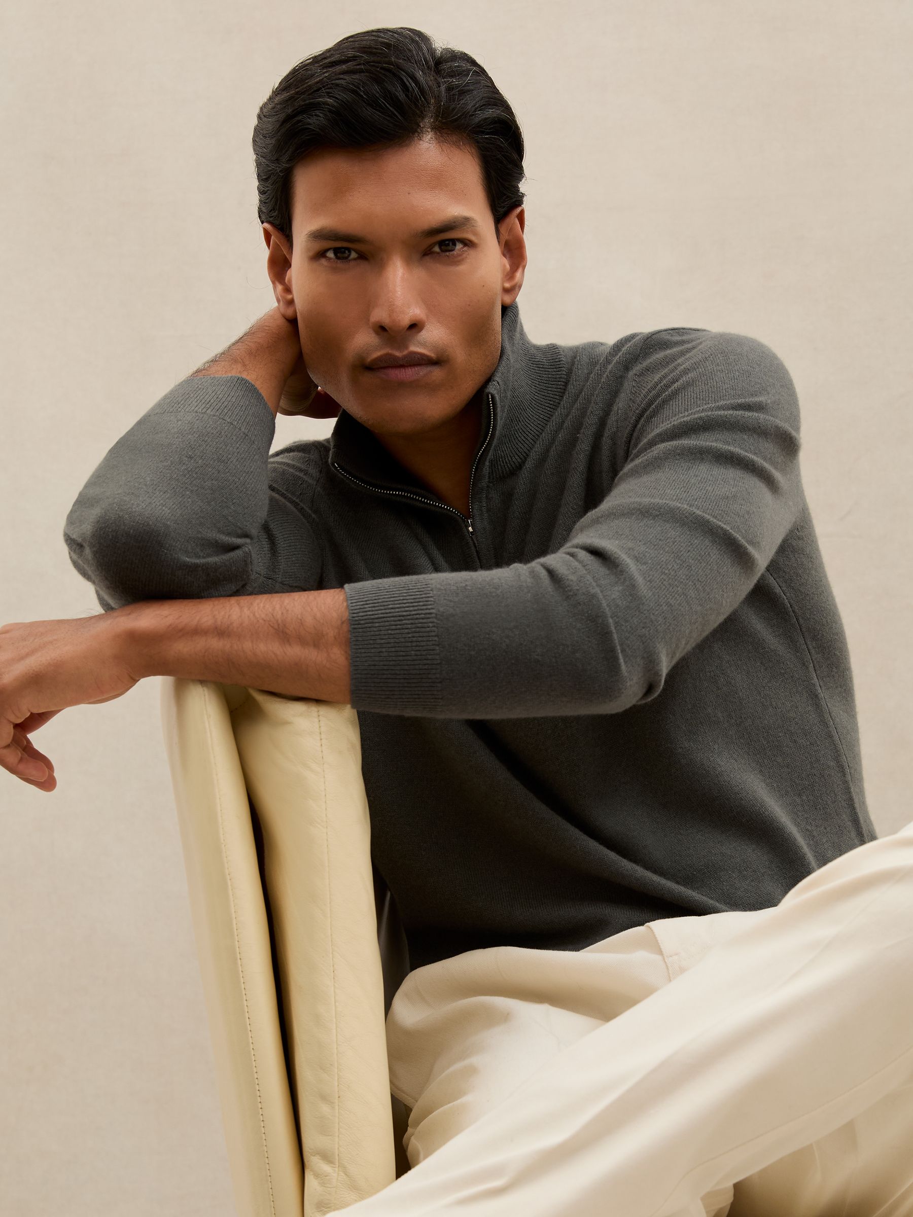 Jumper in Fern Green - Image 3 of 7