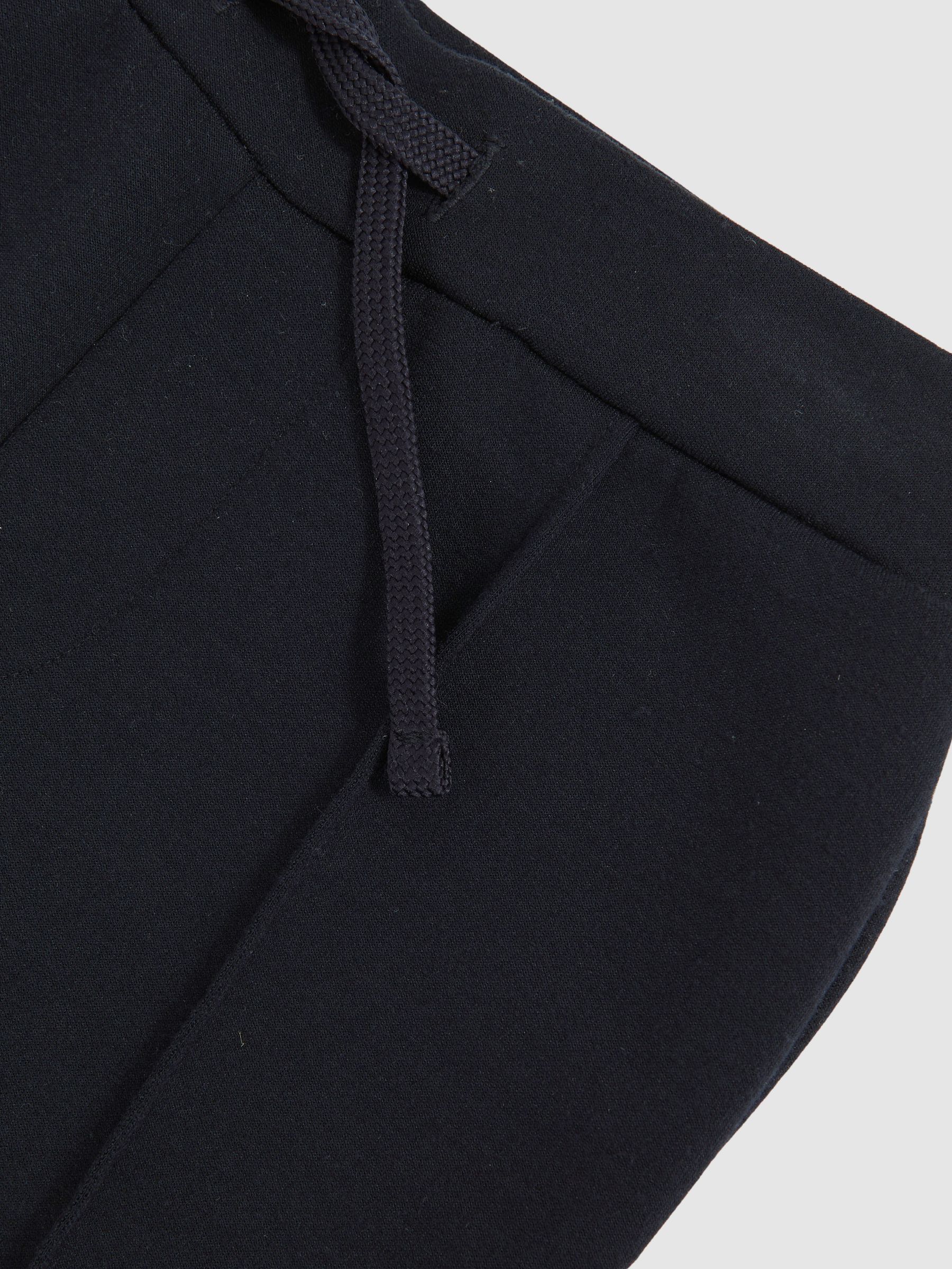 3-9 yrs Interlock Drawstring Joggers in Navy Blue - Image 4 of 4