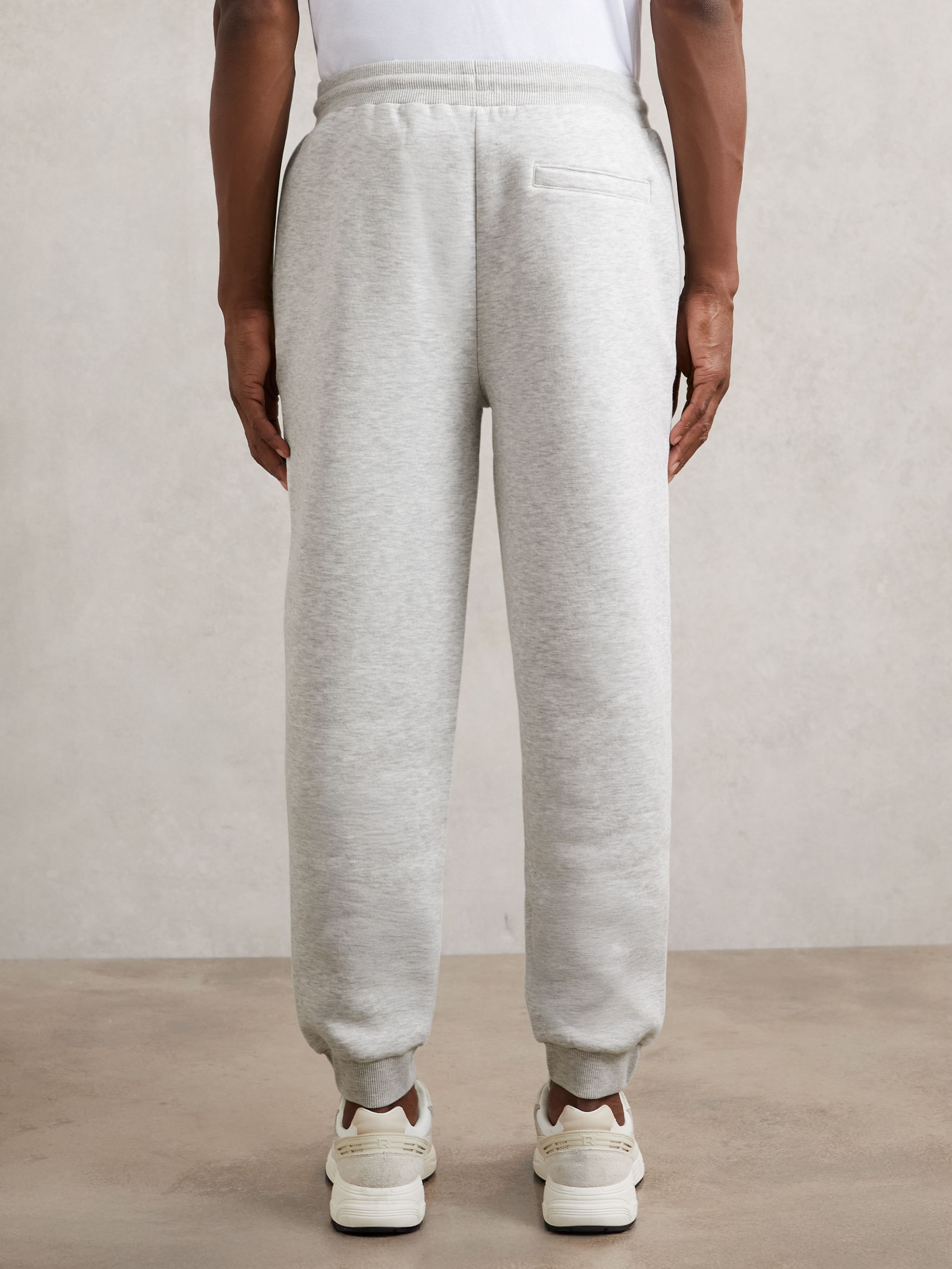 Cotton-Blend Drawstring Joggers in Grey - Image 5 of 6