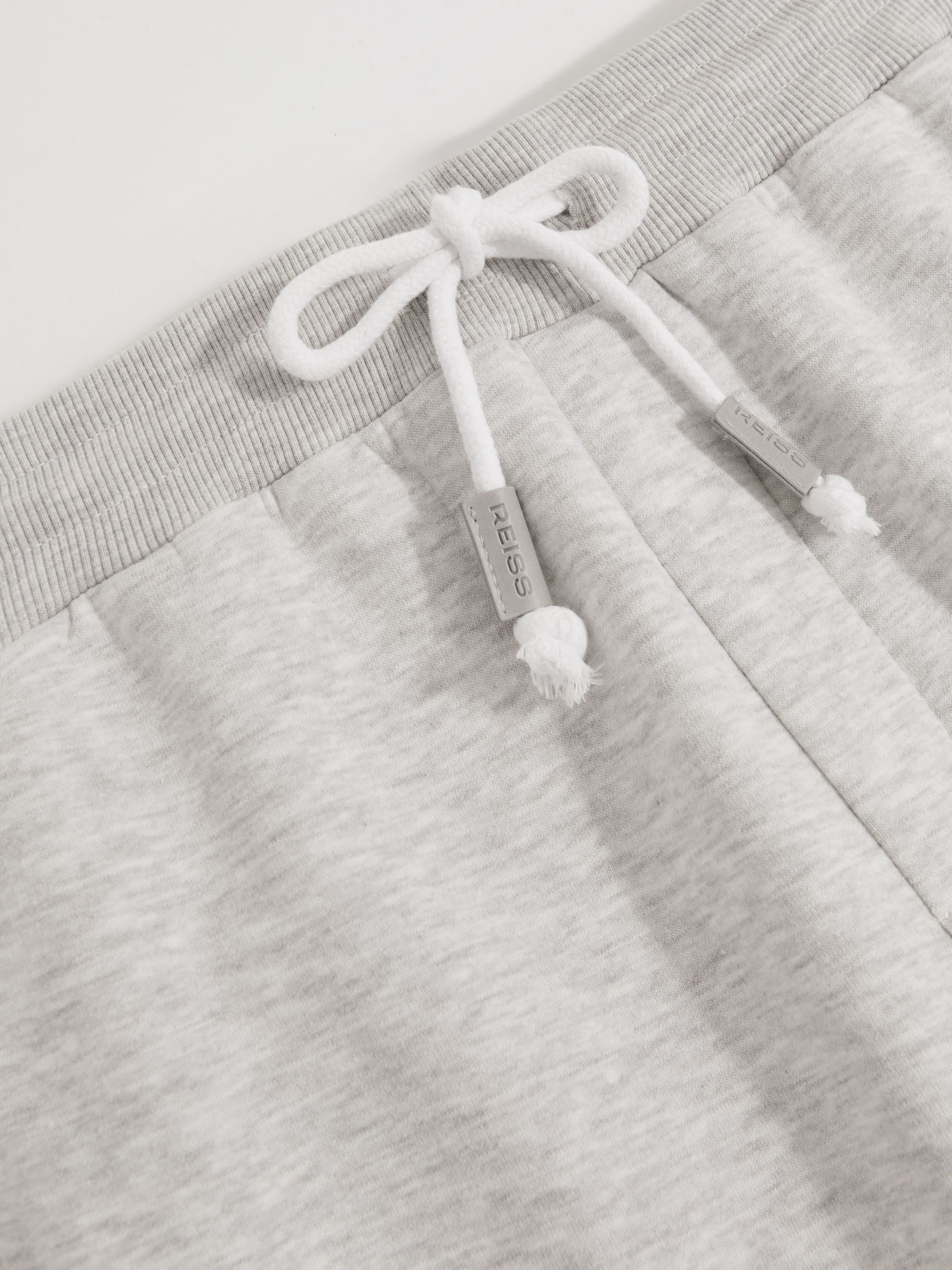 Cotton-Blend Drawstring Joggers in Grey - image 3