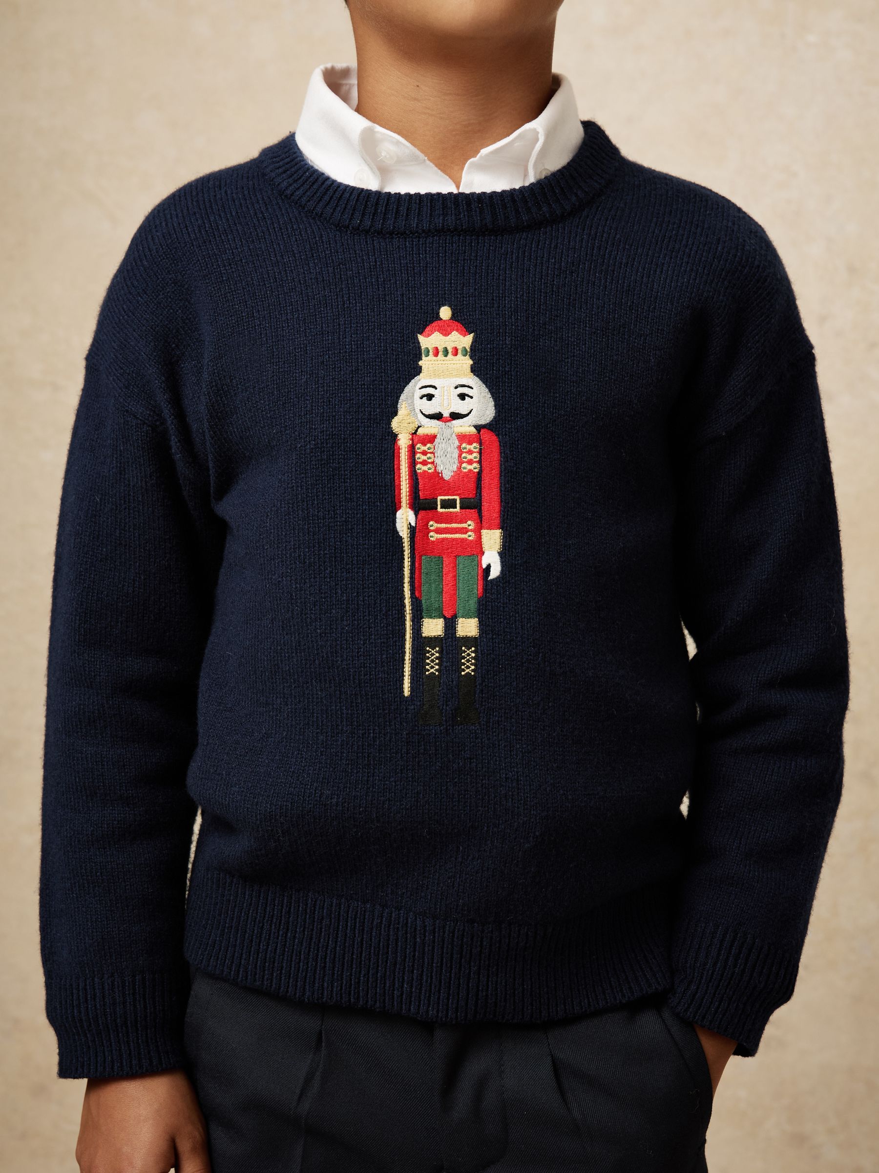 Jumper in Navy Blue - Image 4 of 5