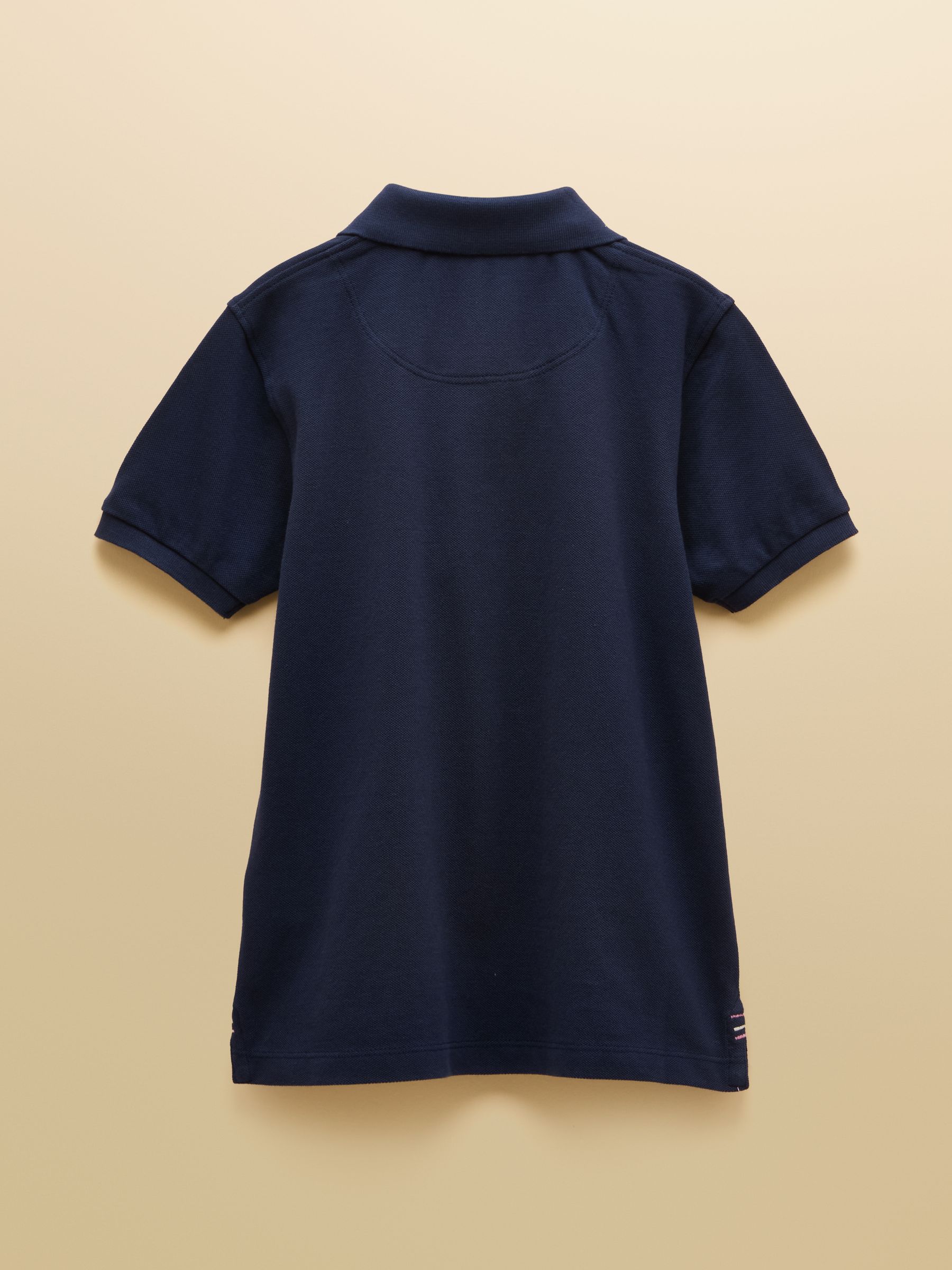 Boys' Woody Navy Blue Short Sleeve Cotton Polo Shirt - Image 2 of 5