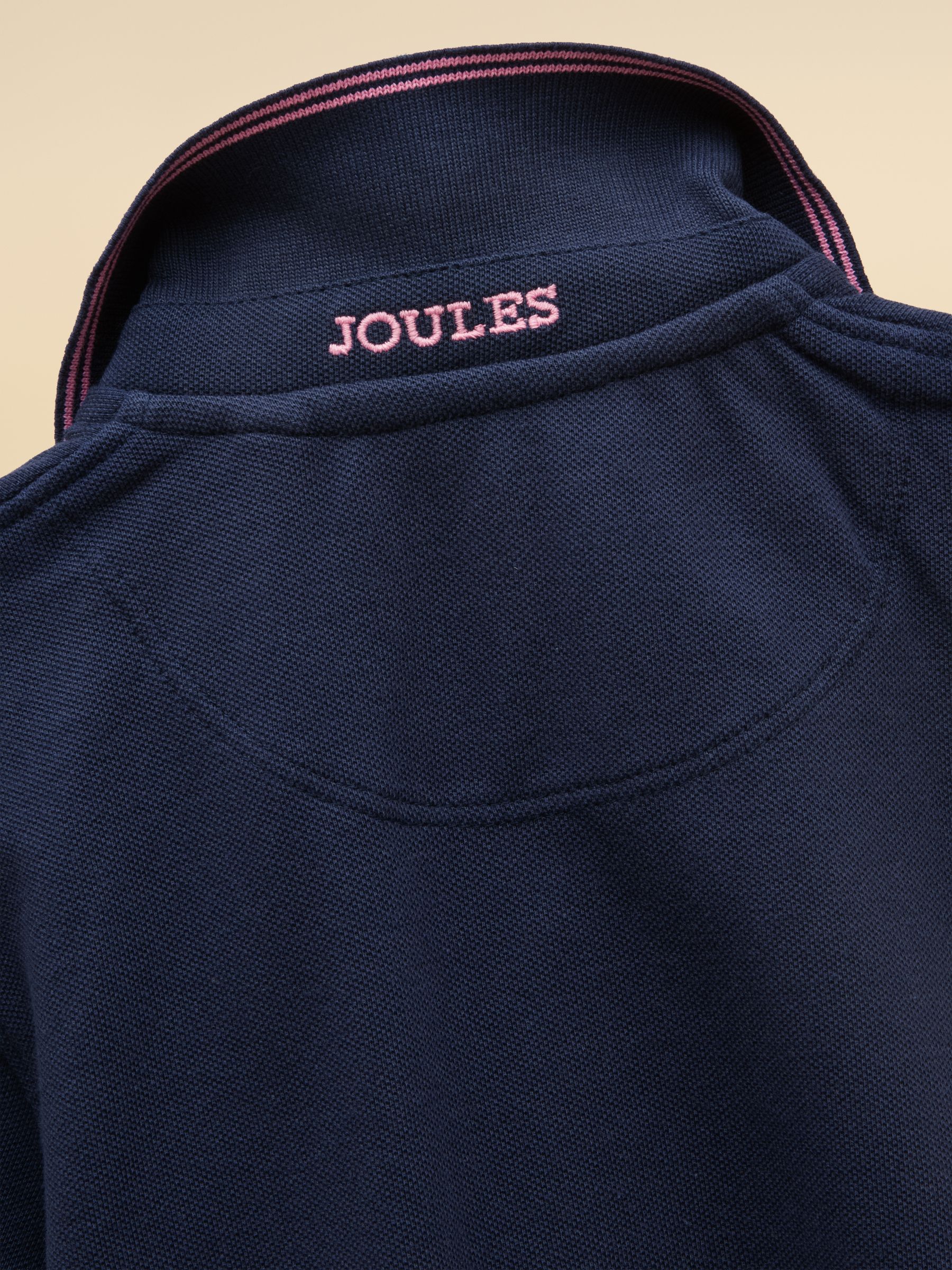 Boys' Woody Navy Blue Short Sleeve Cotton Polo Shirt - Image 5 of 5