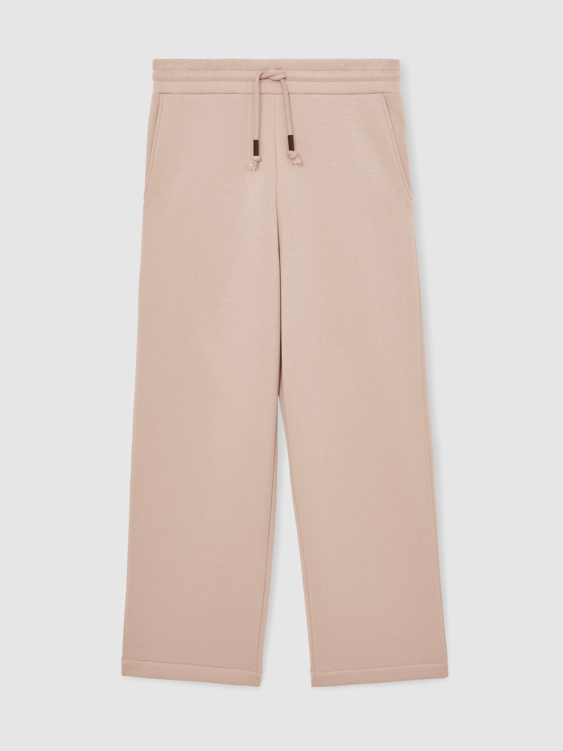 Cotton-Blend Fleece-Back Joggers in Pink - Image 2 of 6
