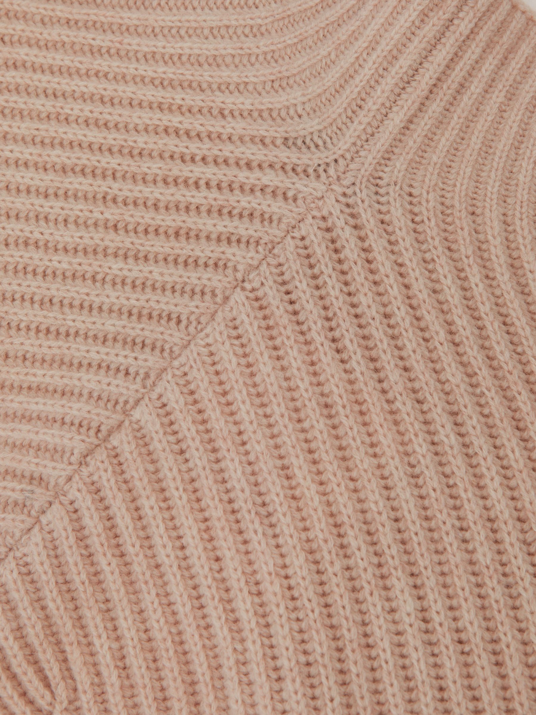 Reiss | Royal Ballet Cropped Jumper in Blush Pink - Image 7 of 7