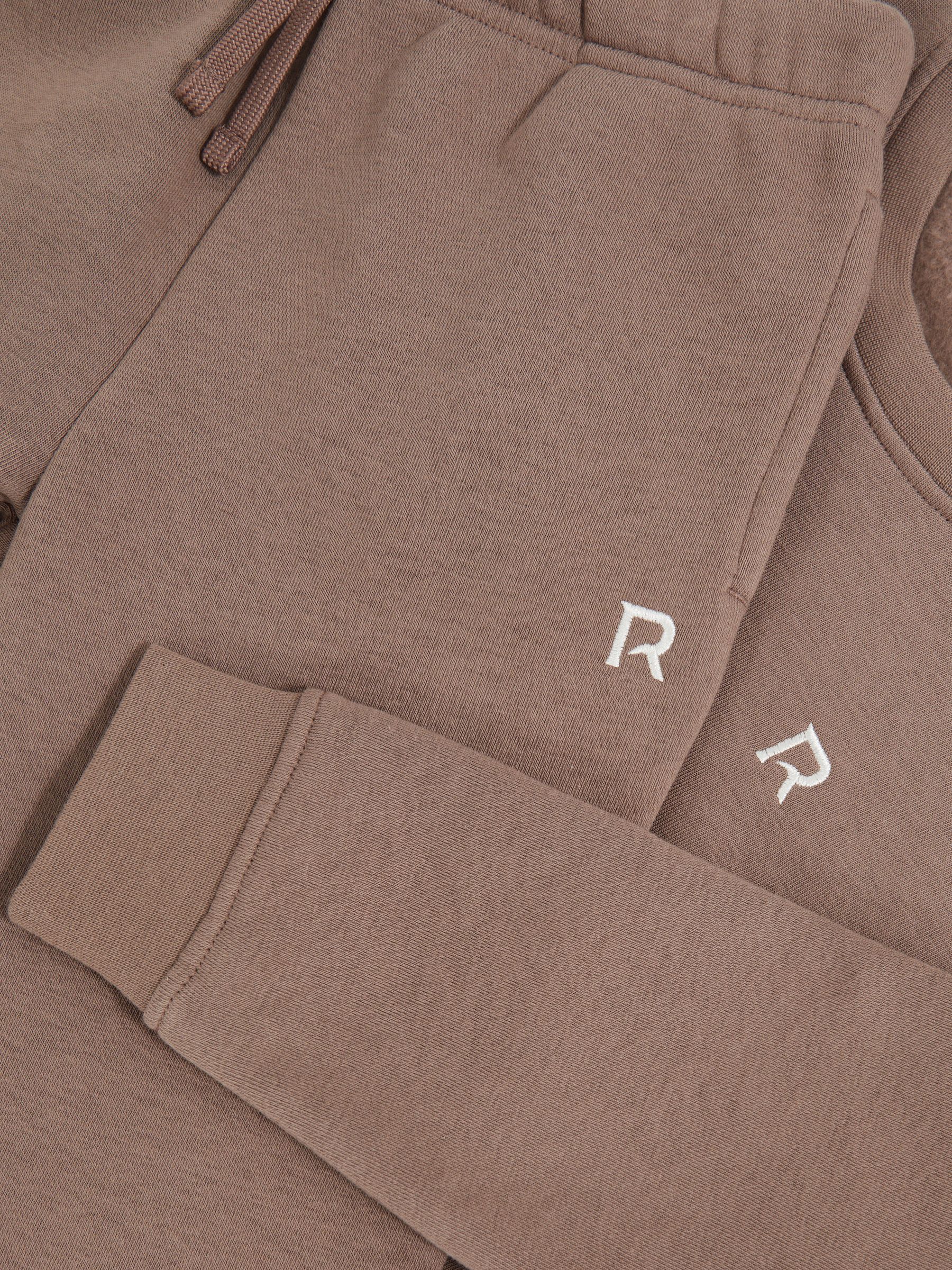 Logo Sweatshirt and Joggers Set Cotton-Blend in Taupe - Image 5 of 5