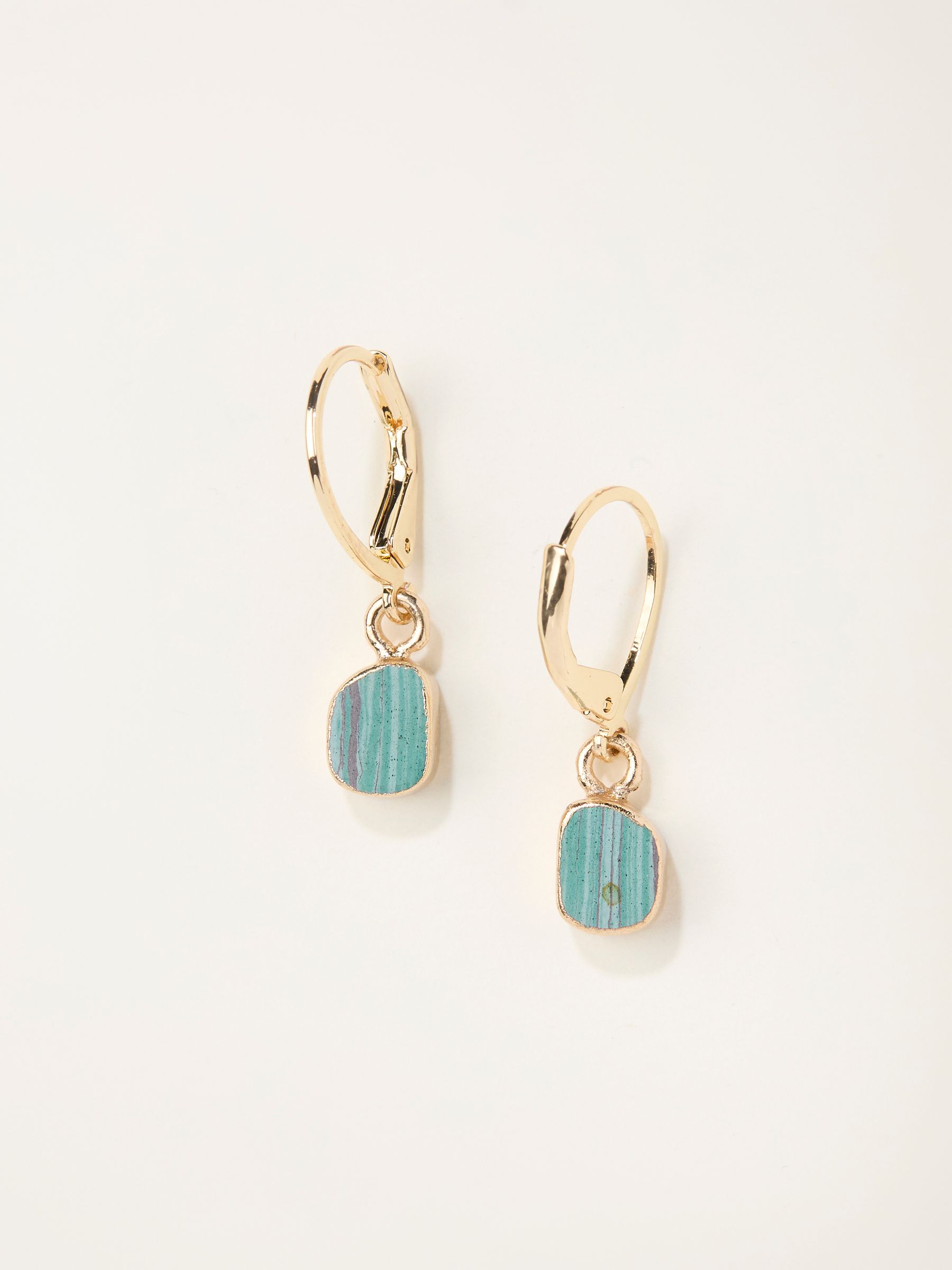 Green Drop Earrings - Image 1 of 2