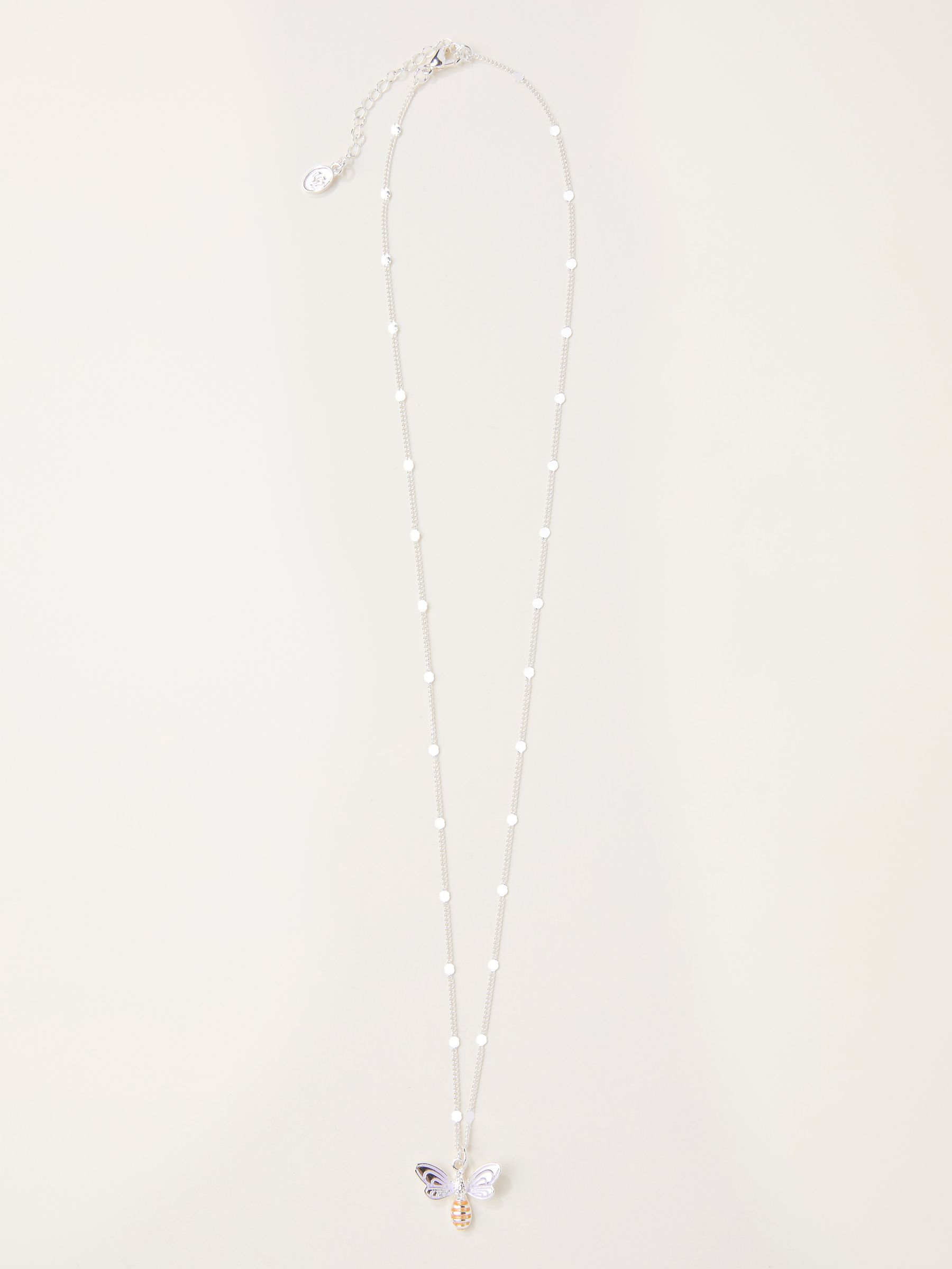 Silver Tone Bee Nacklace - Image 1 of 2
