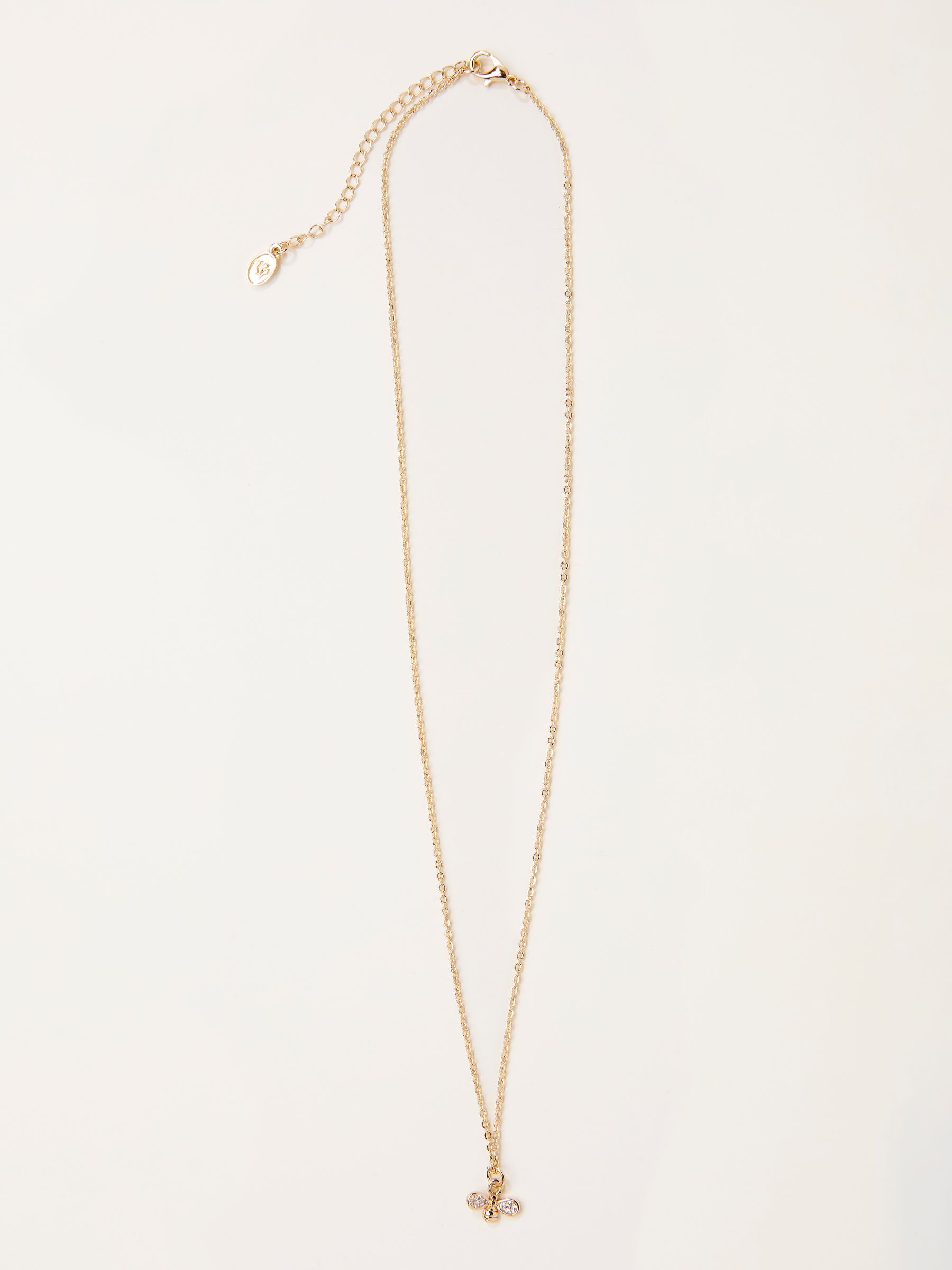 Gold Tone Bee Necklace - Image 3 of 4