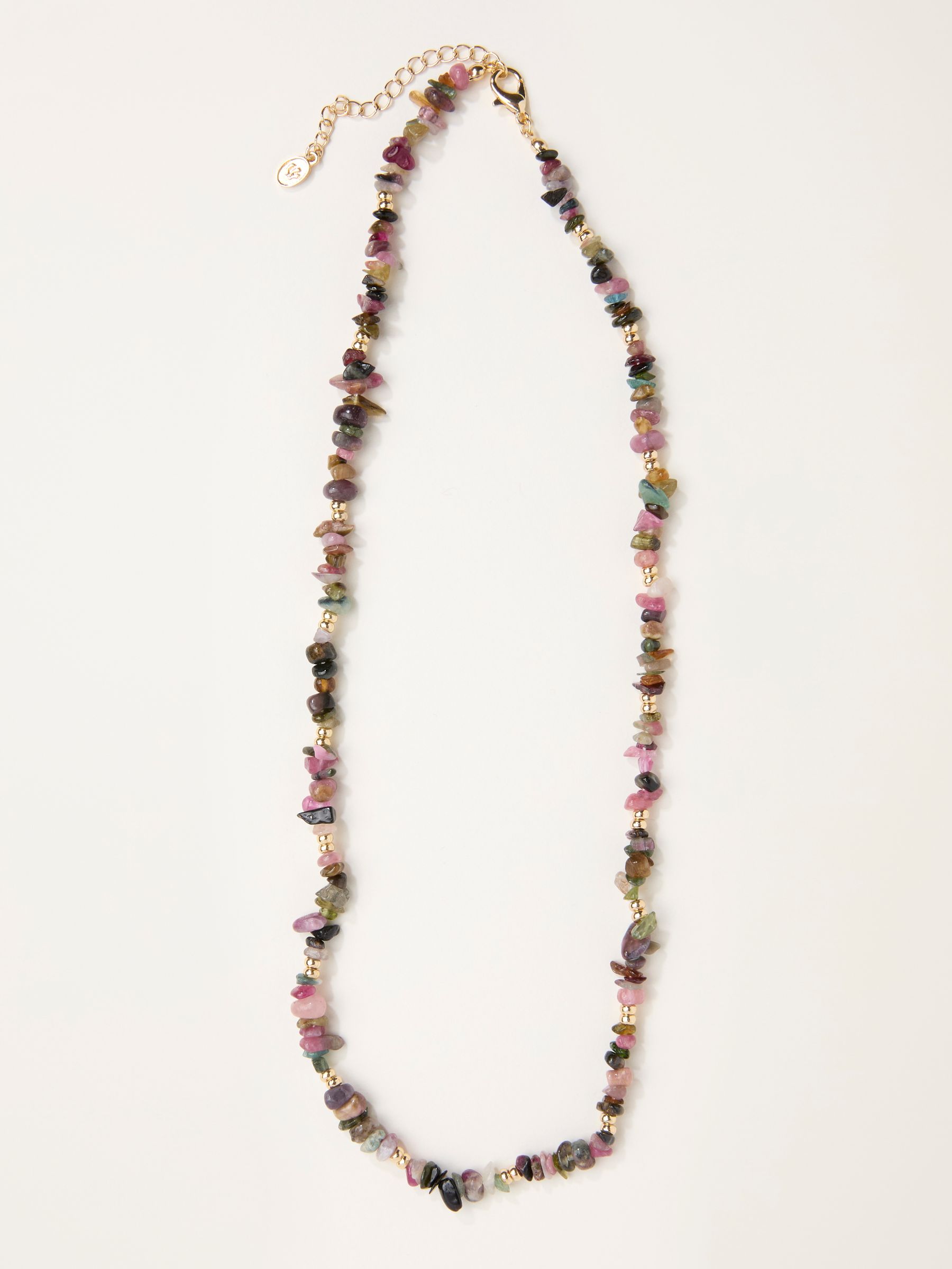 Gold Tone Semi Precious Necklace - Image 1 of 2