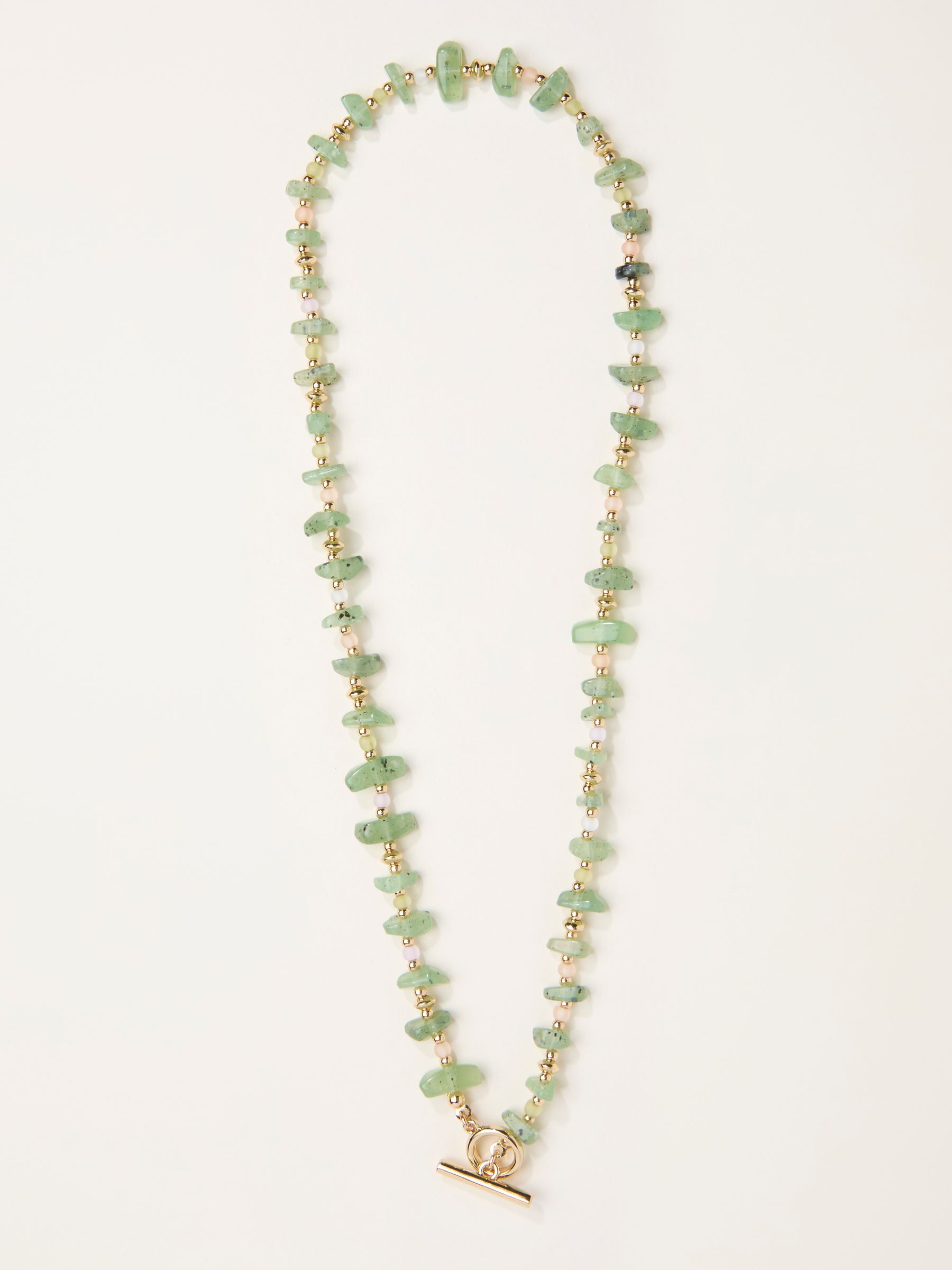 Green Resin Chip Necklace - Image 1 of 2