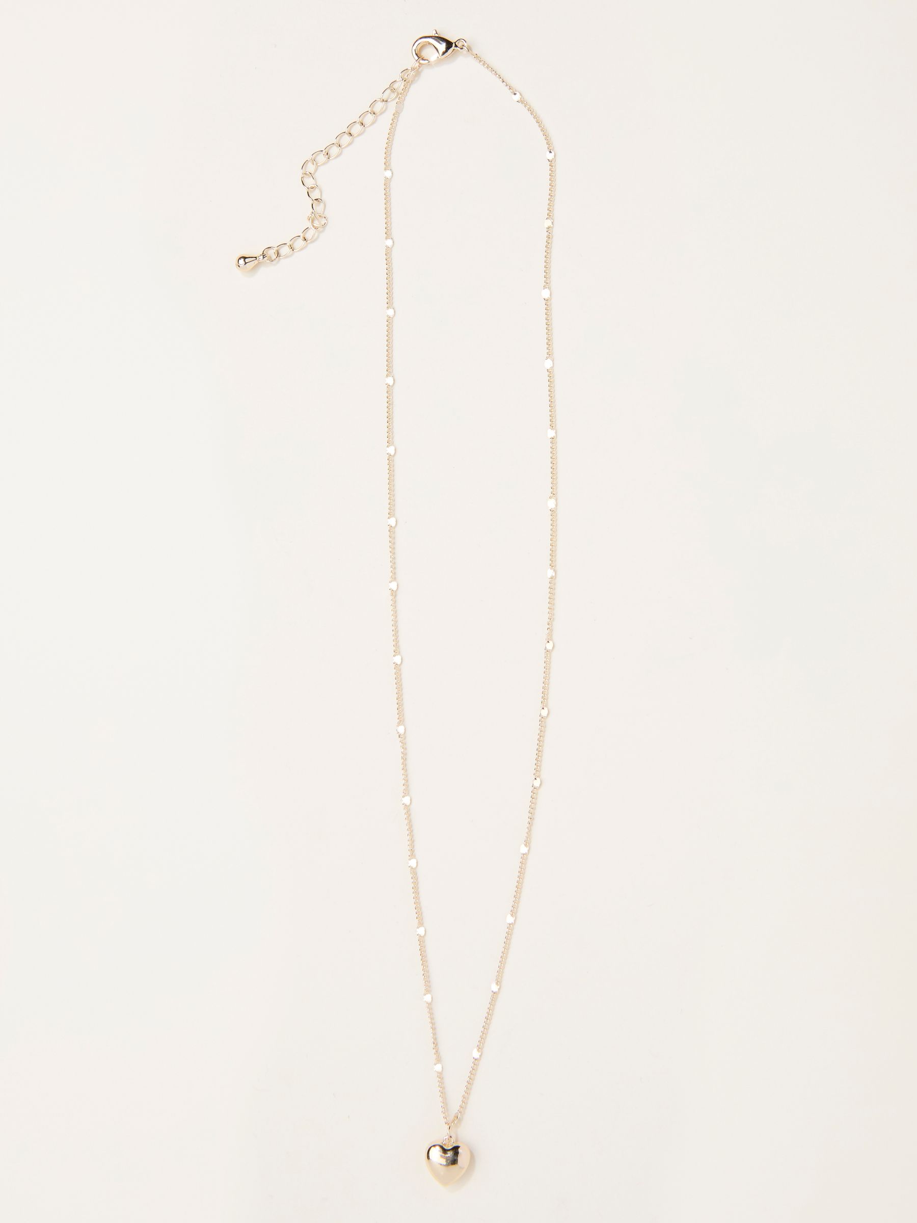 Gold Tone Heart Necklace - Image 1 of 2