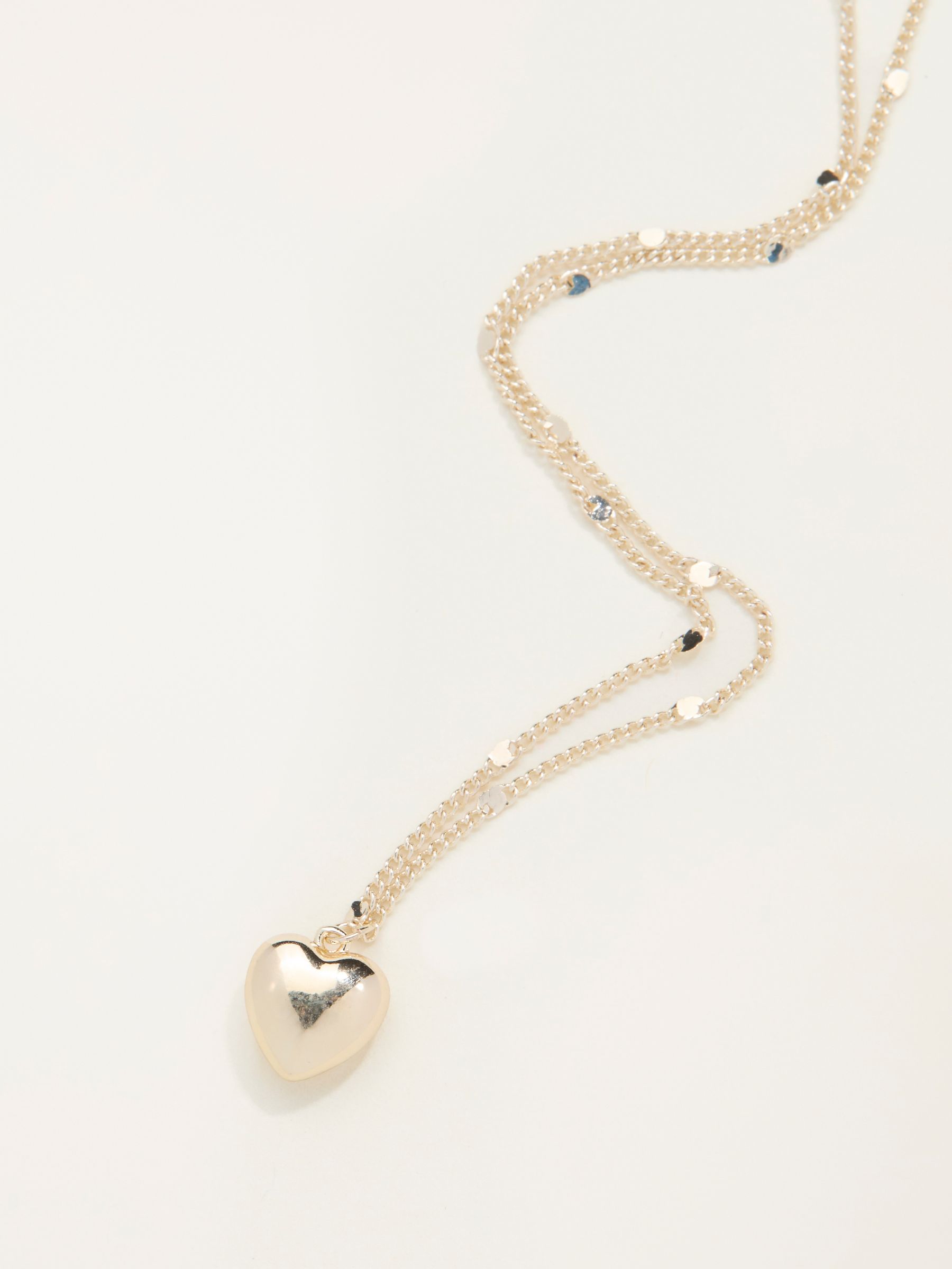 Gold Tone Heart Necklace - Image 2 of 2