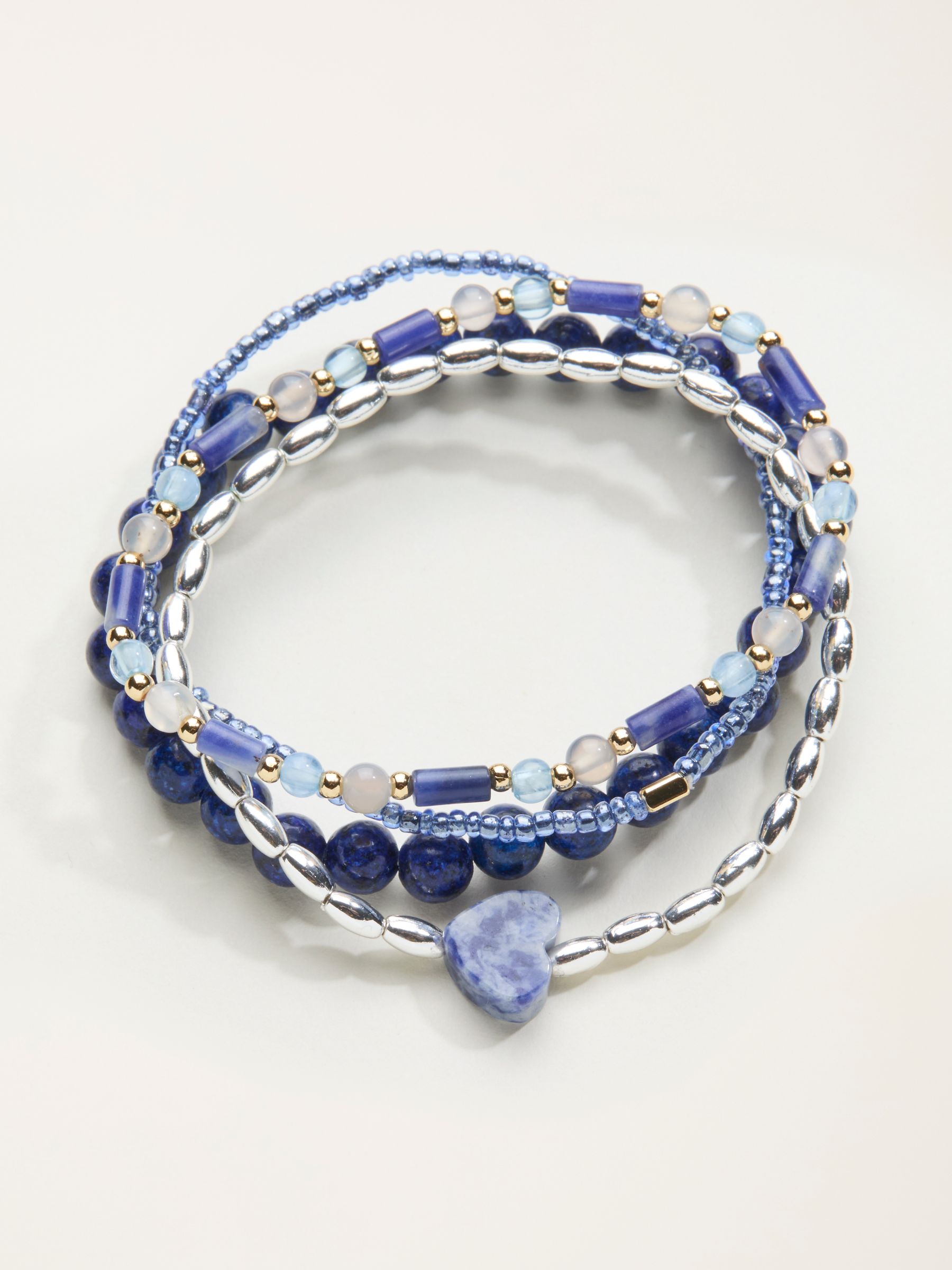 Blue Multi Stretch Bracelets - Image 1 of 2