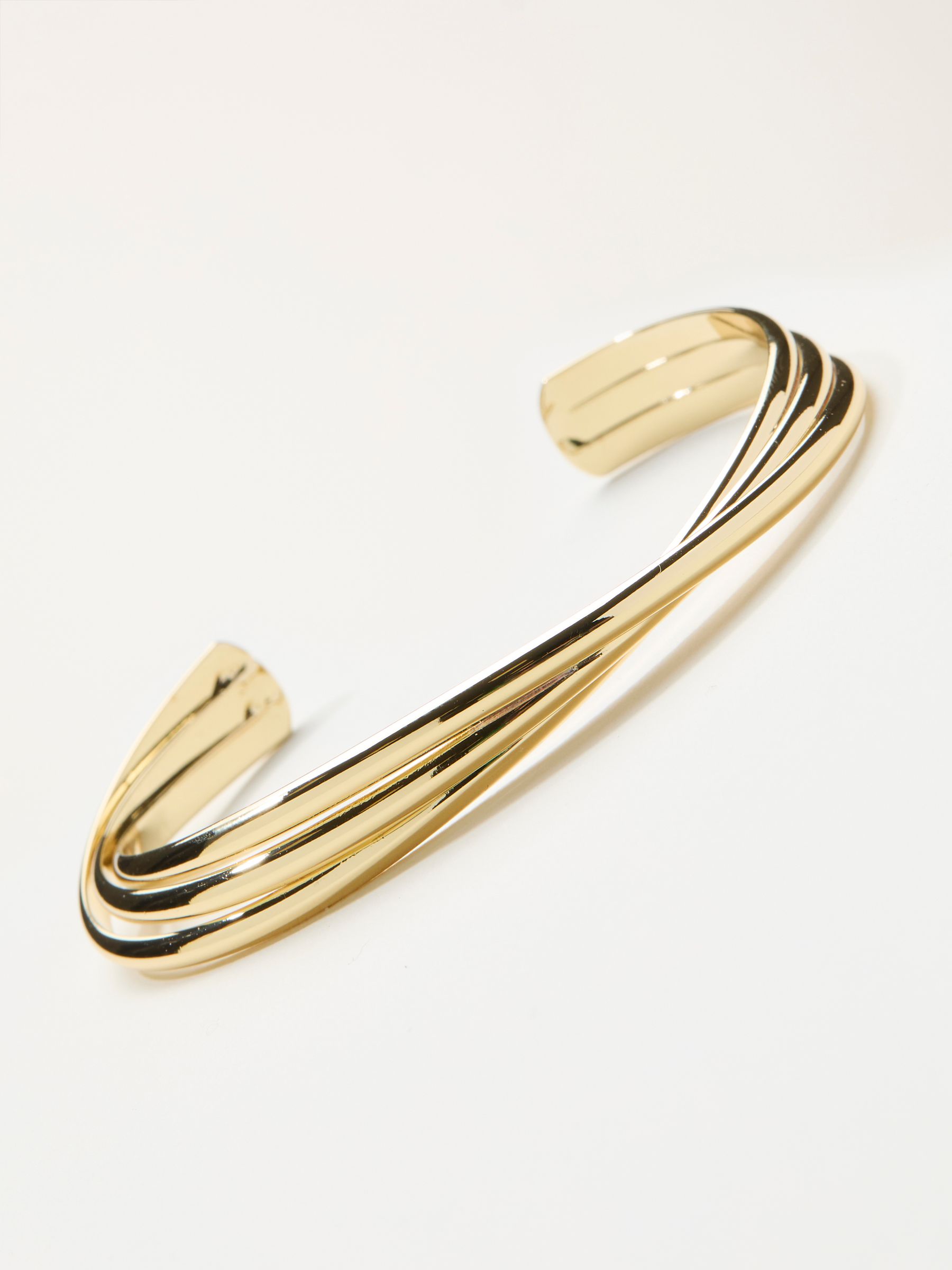 Gold Tone Twist Bangle - Image 2 of 2
