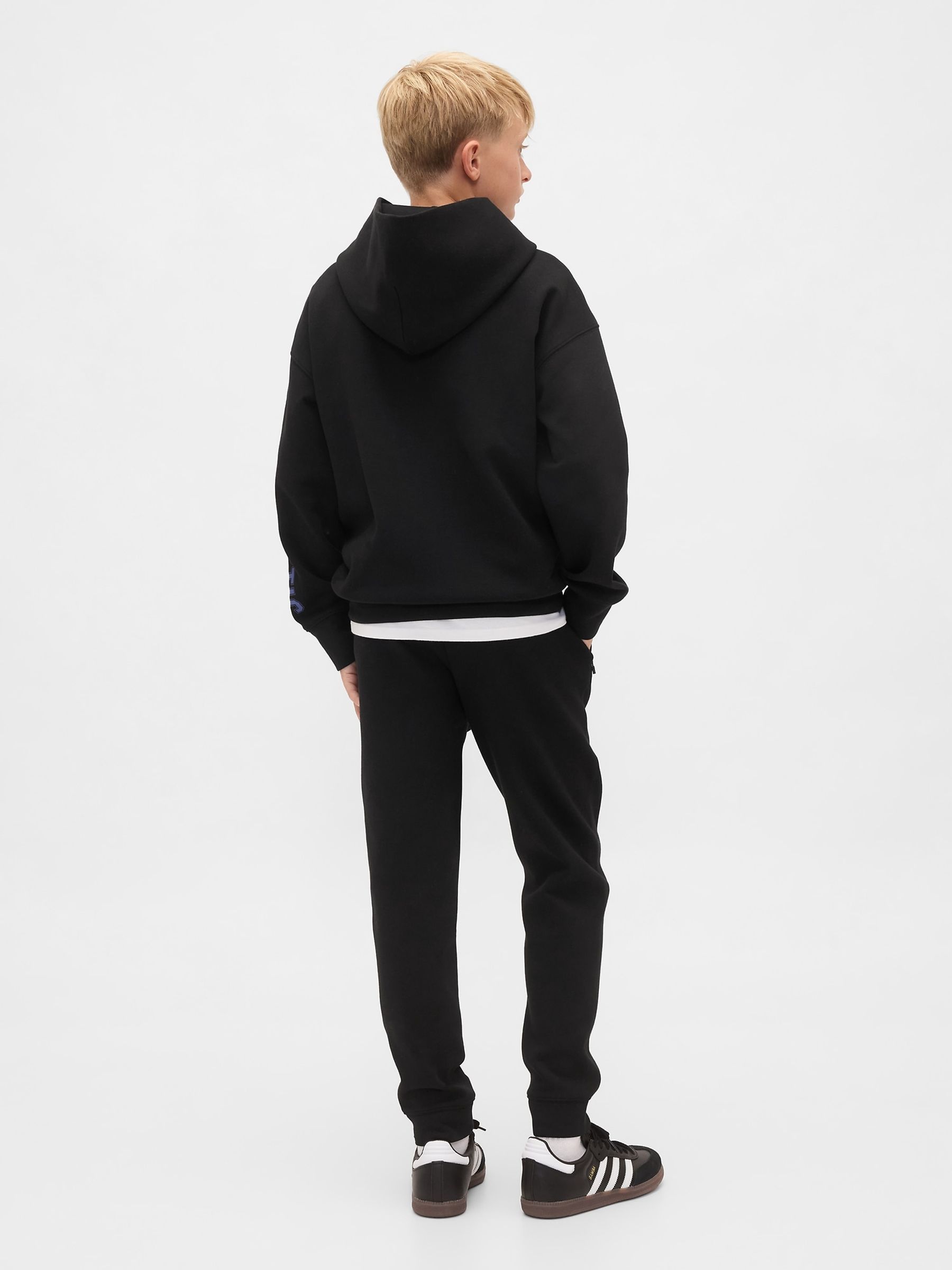 Black Tech Quick-Dry Joggers (4-13yrs) - Image 2 of 5