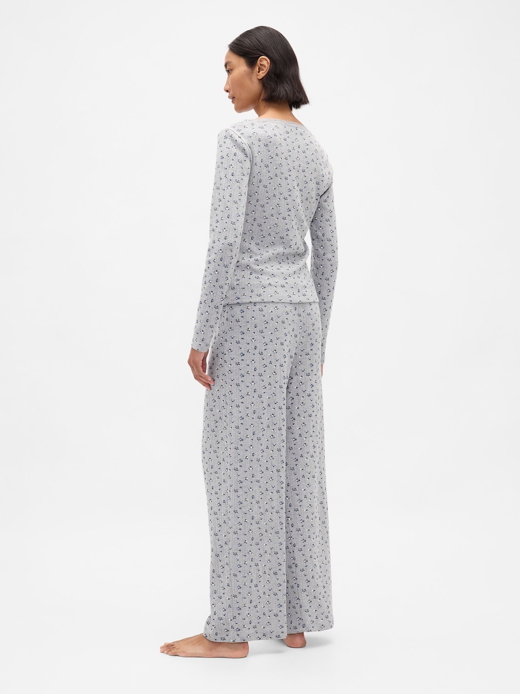 Grey Long Sleeve Pyjama Set - Image 2 of 4