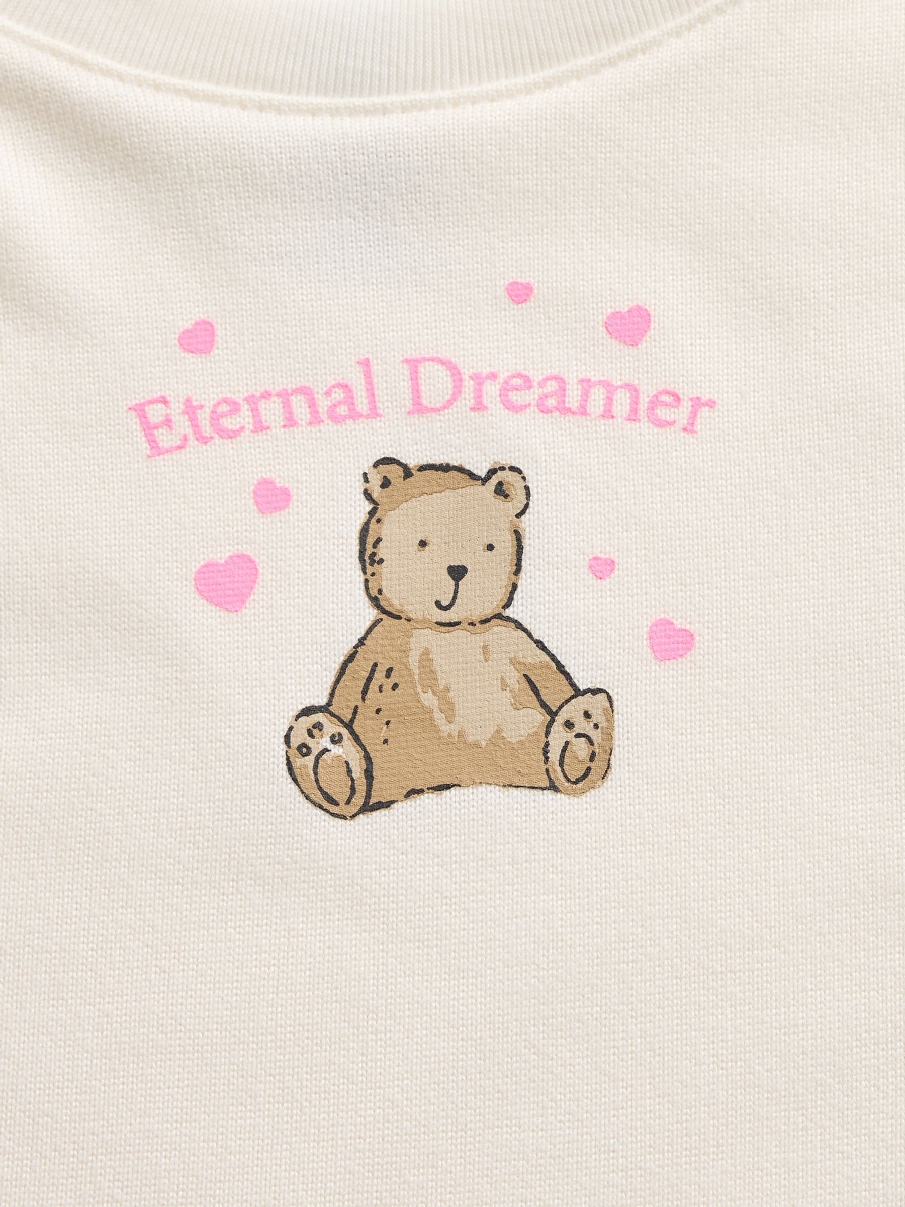 Cream Pyjama Short Set (6-13yrs) - Image 4 of 4
