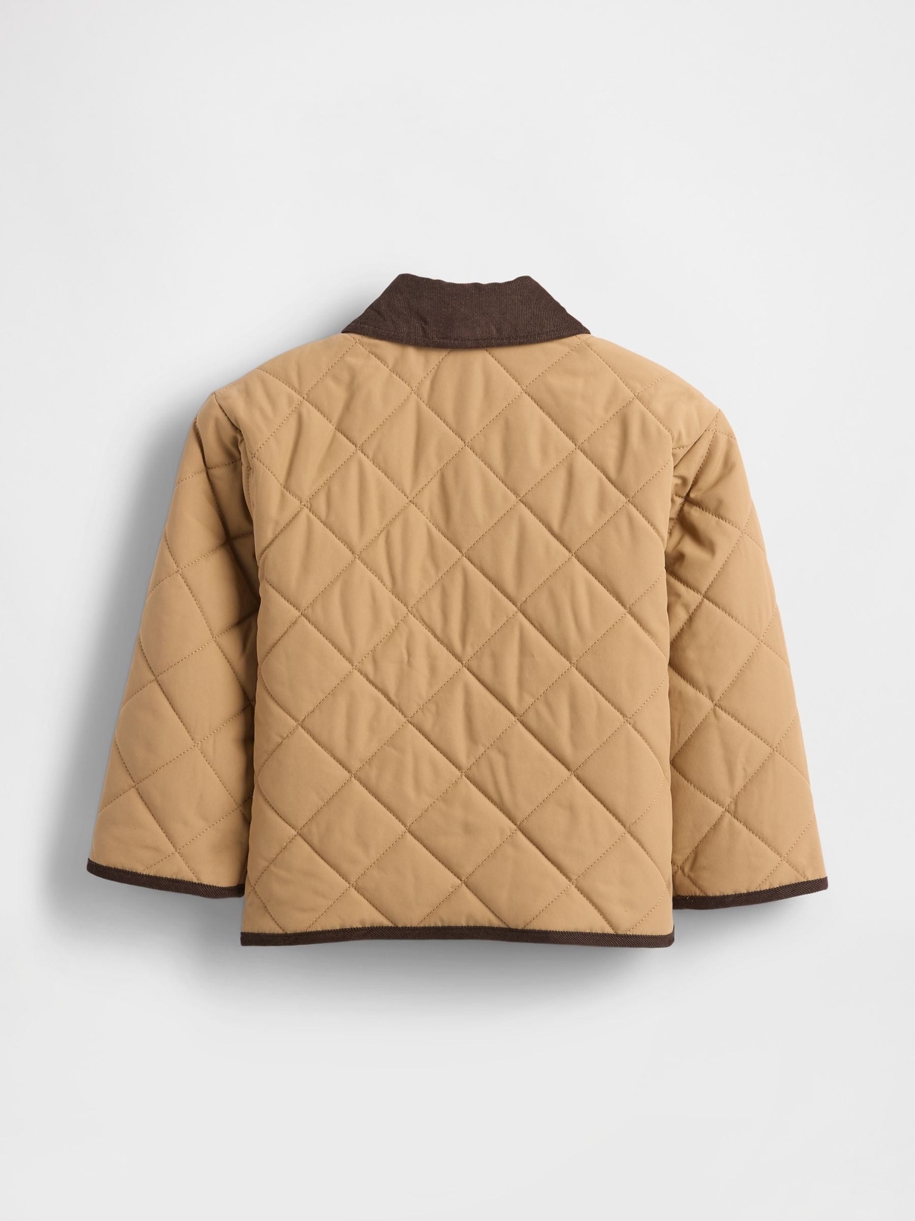 Brown Lightweight Quilted Field Jacket - Image 2 of 2