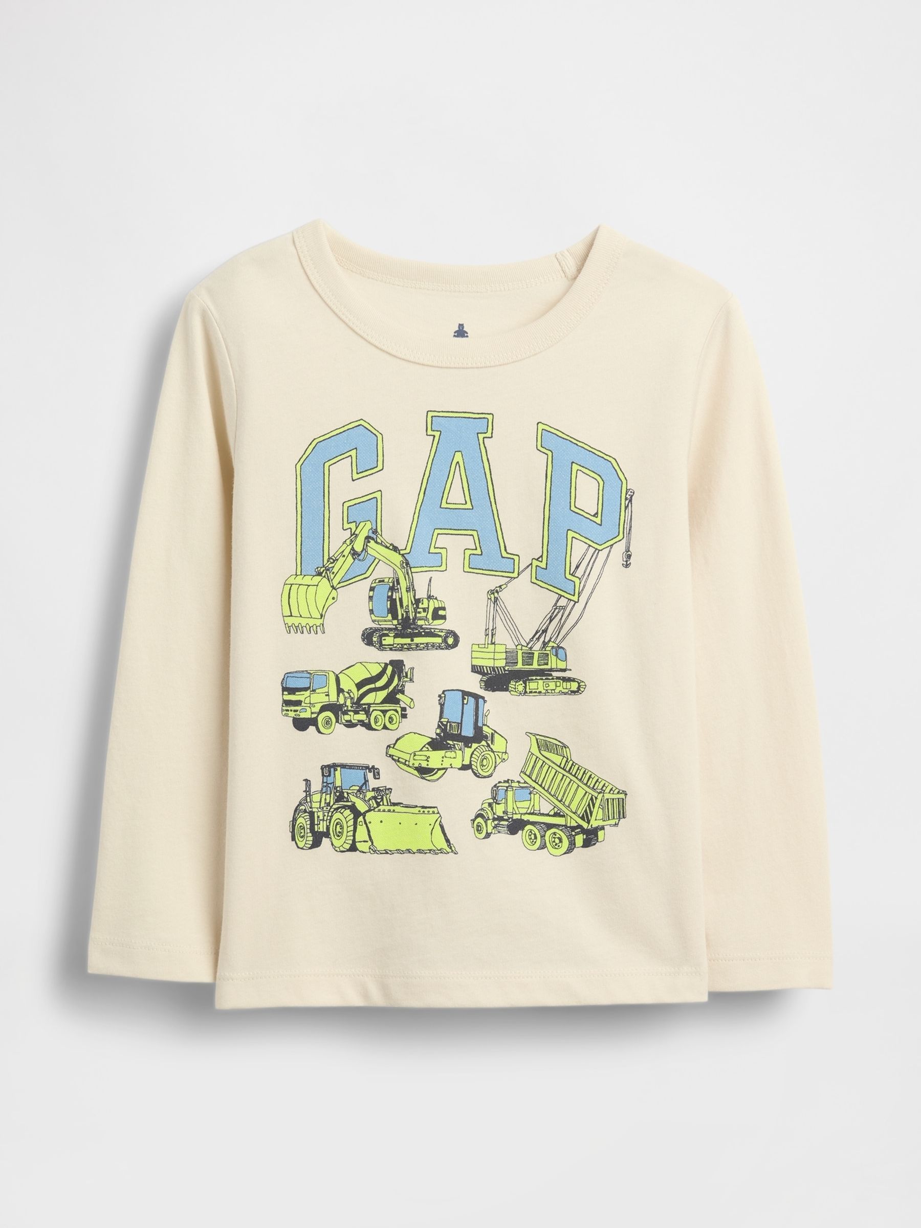 Cream Graphic Logo T-Shirt (6mths-5yrs) - Image 1 of 2