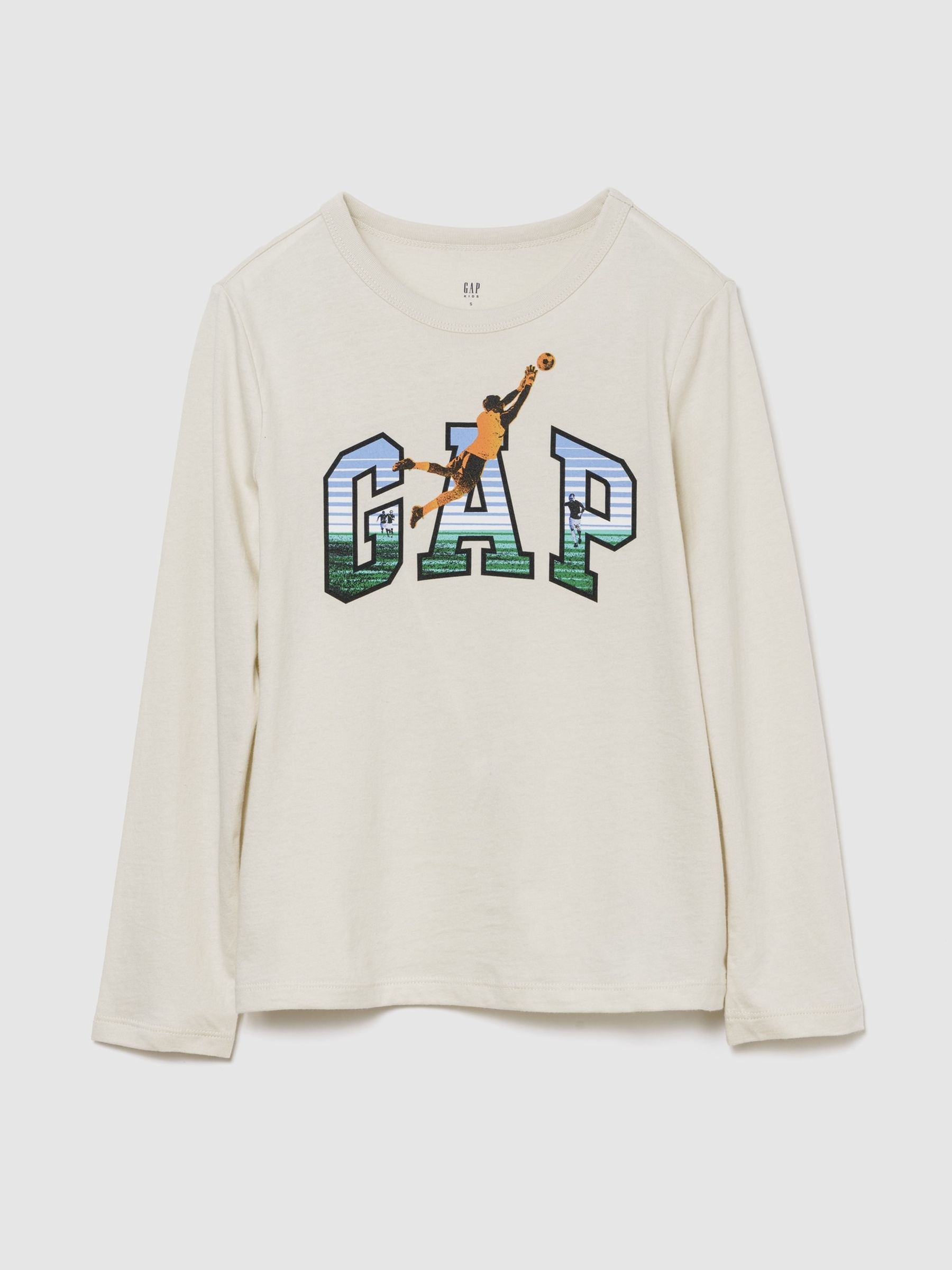 White Football Graphic T-Shirt - Image 1 of 3