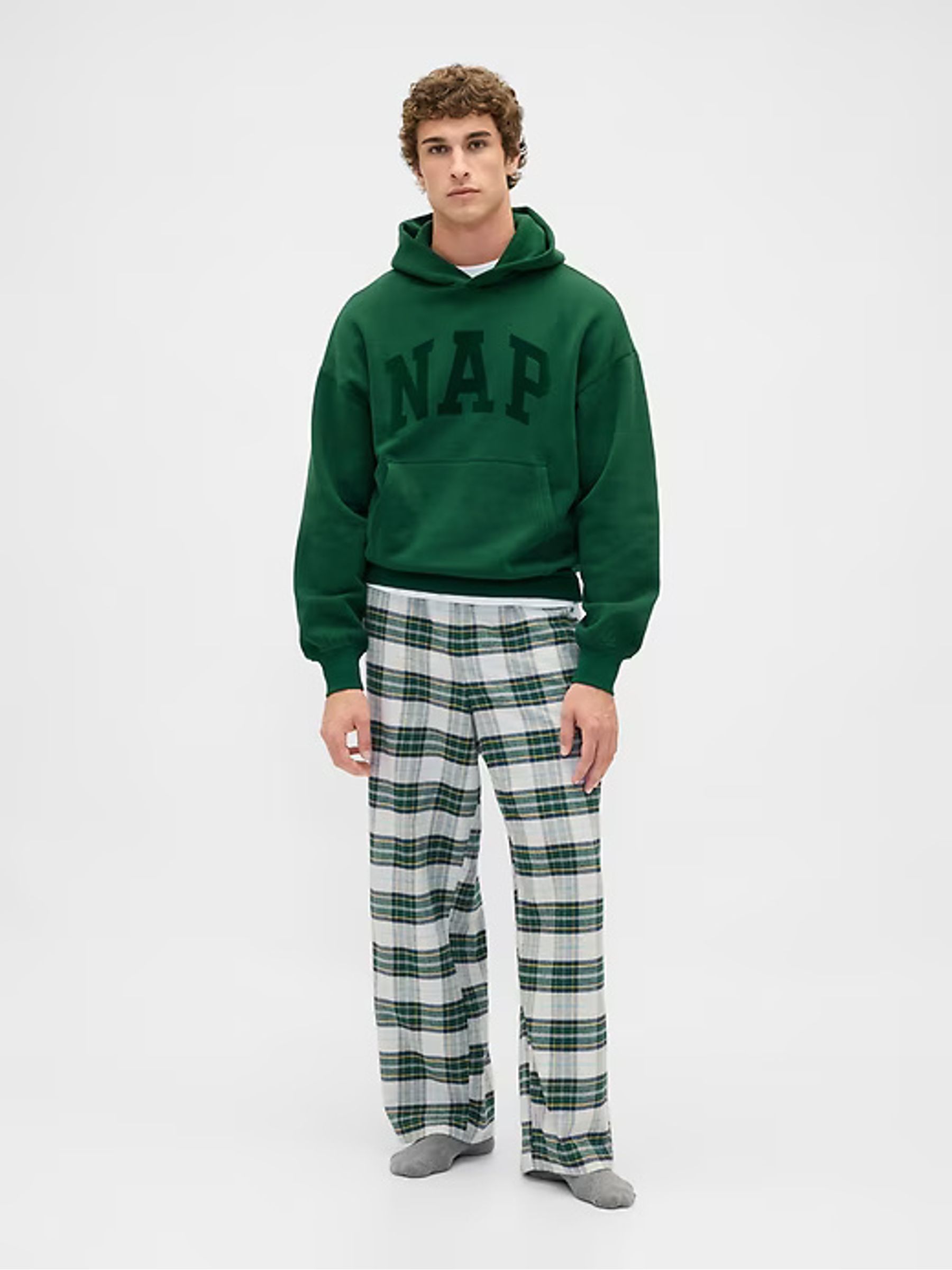 Green Trouser Collared Button-Front Sweatshirt - Image 3 of 8