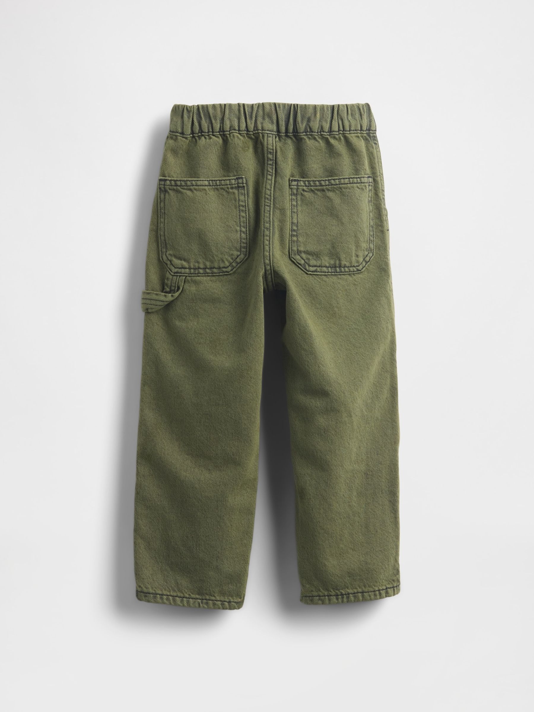 Green Pull On Baggy Carpenter Jeans (6mths-5yrs) - Image 3 of 4
