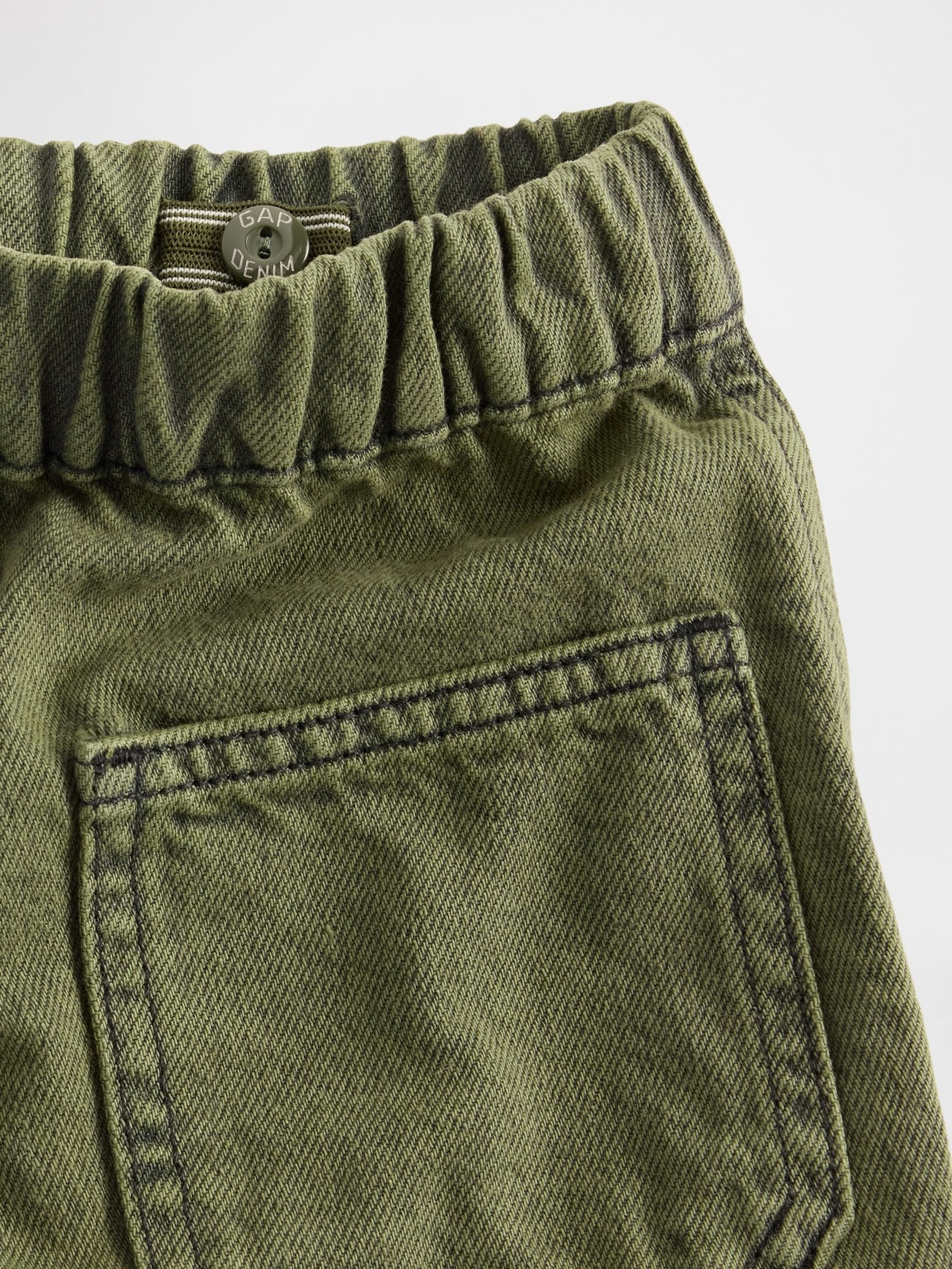 Green Pull On Baggy Carpenter Jeans (6mths-5yrs) - Image 4 of 4