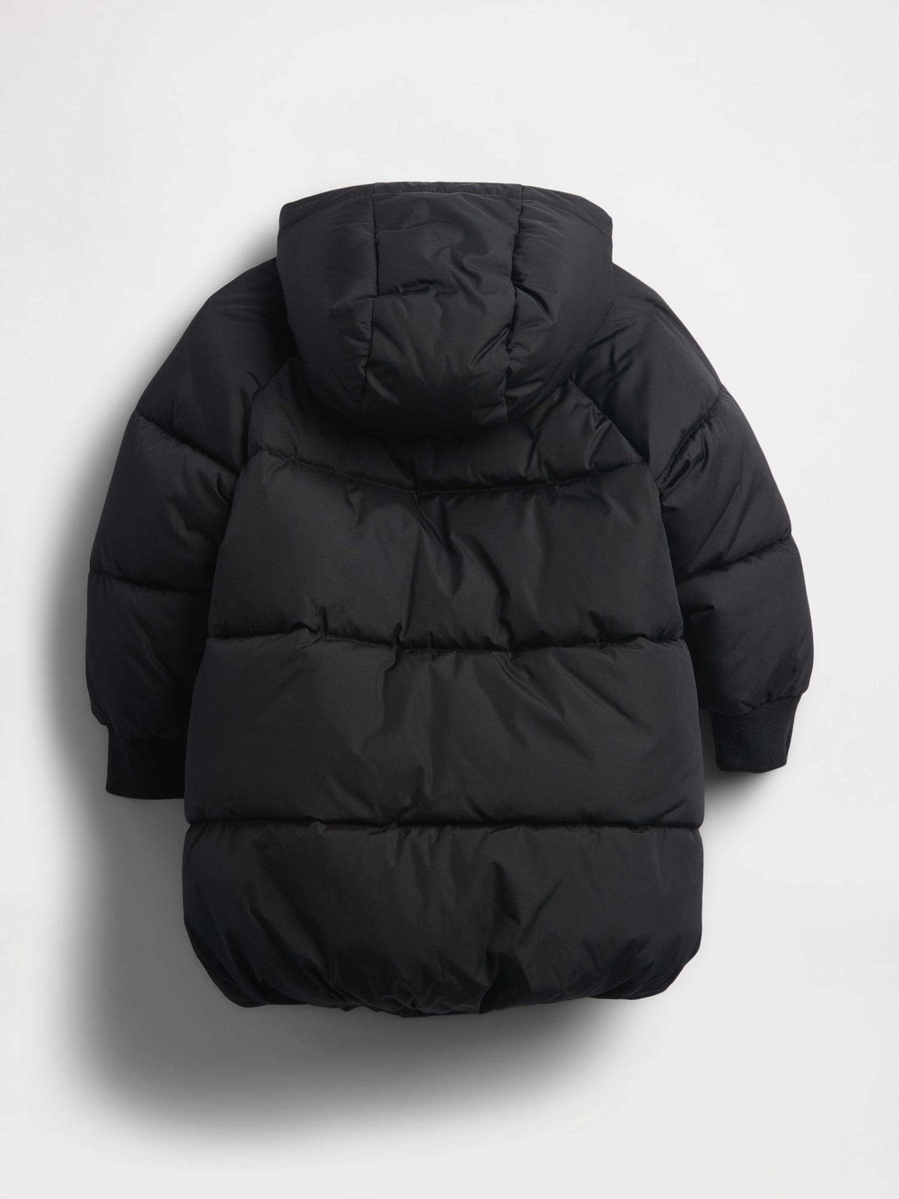 Black Heavyweight Puffer Coat (6mths-5yrs) - Image 2 of 2