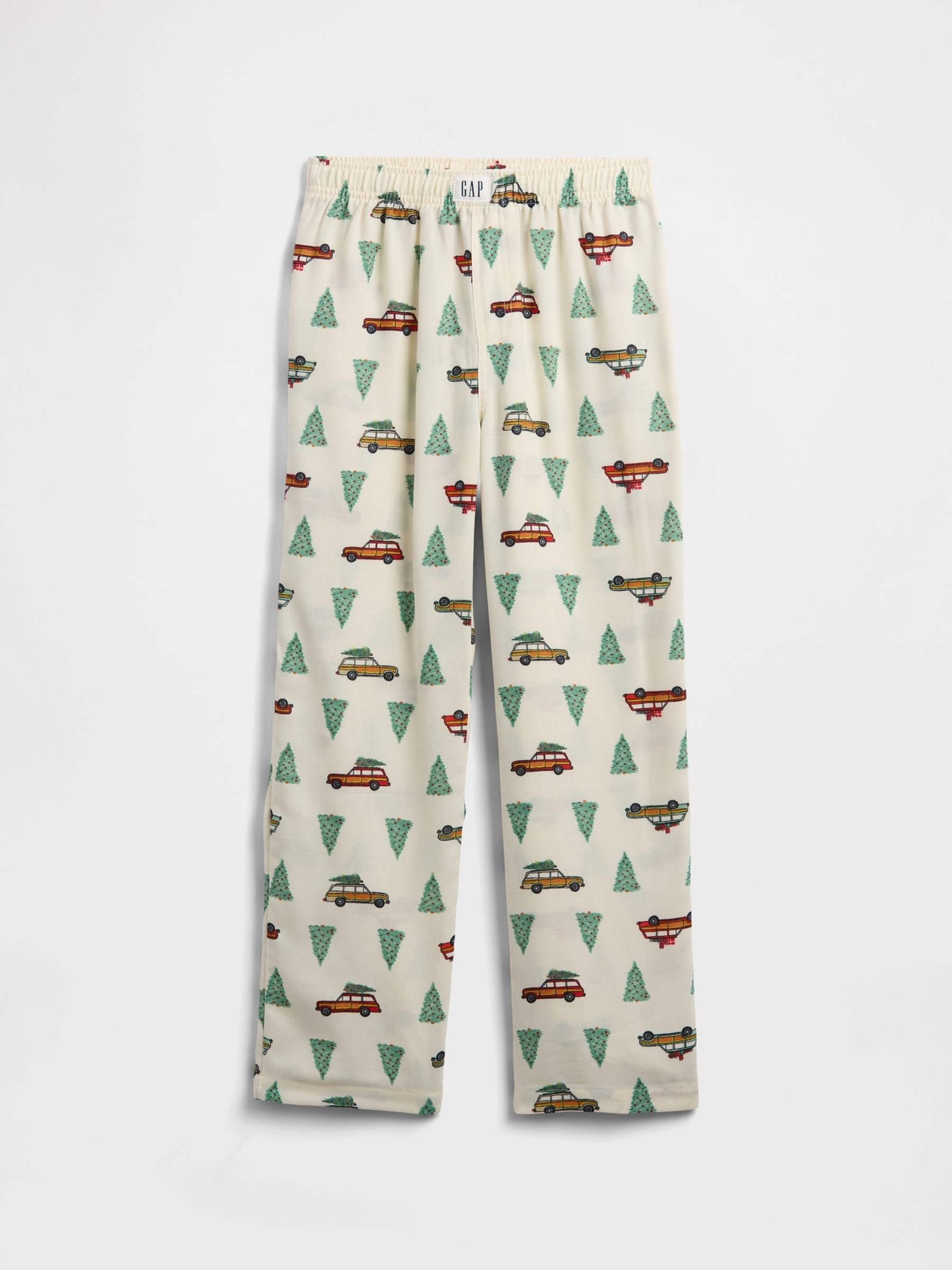 Cream Christmas Pyjama Bottoms (4-13yrs) - Image 1 of 3