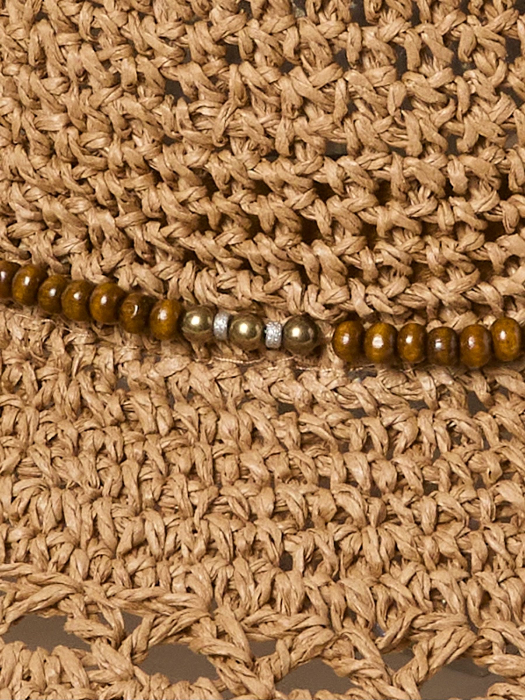 Natural Floppy Straw Sun Hat - Image 3 of 3