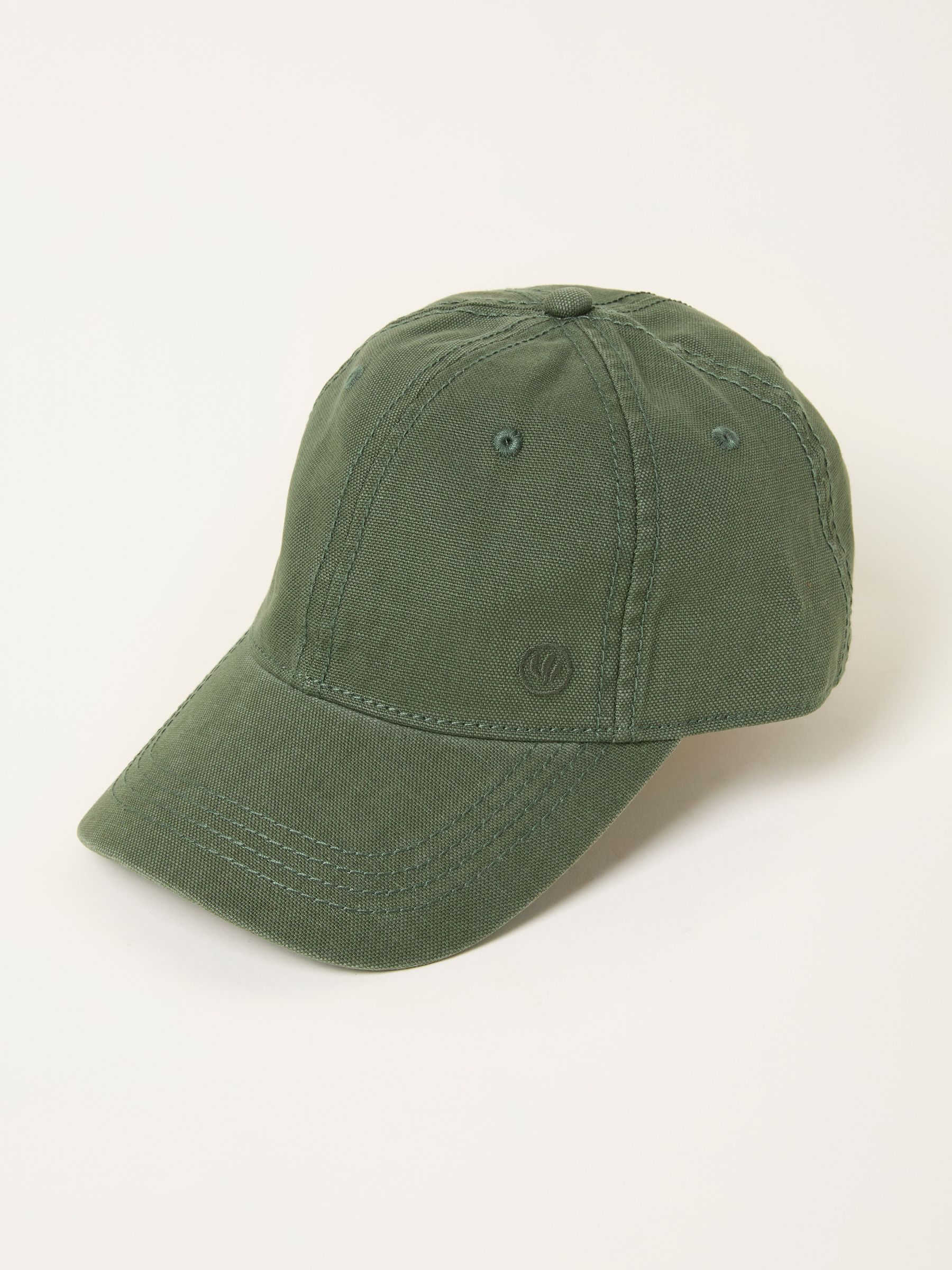 Green Canvas Baseball Cap - Image 1 of 2