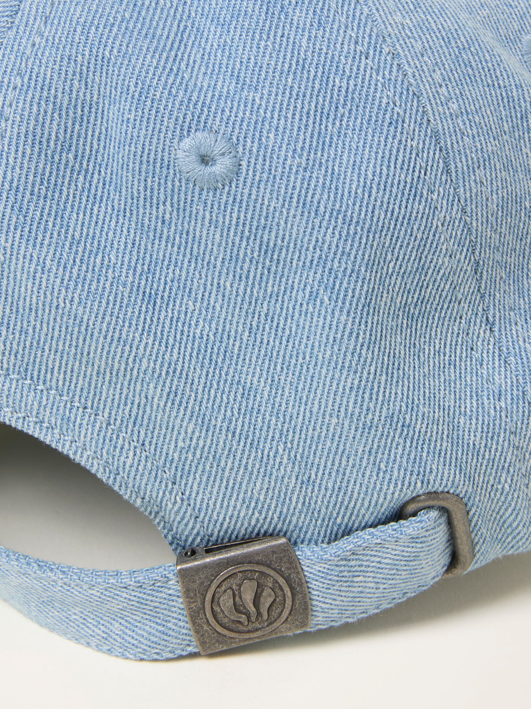 Denim Embroidered Daisy Cap - Image 3 of 3
