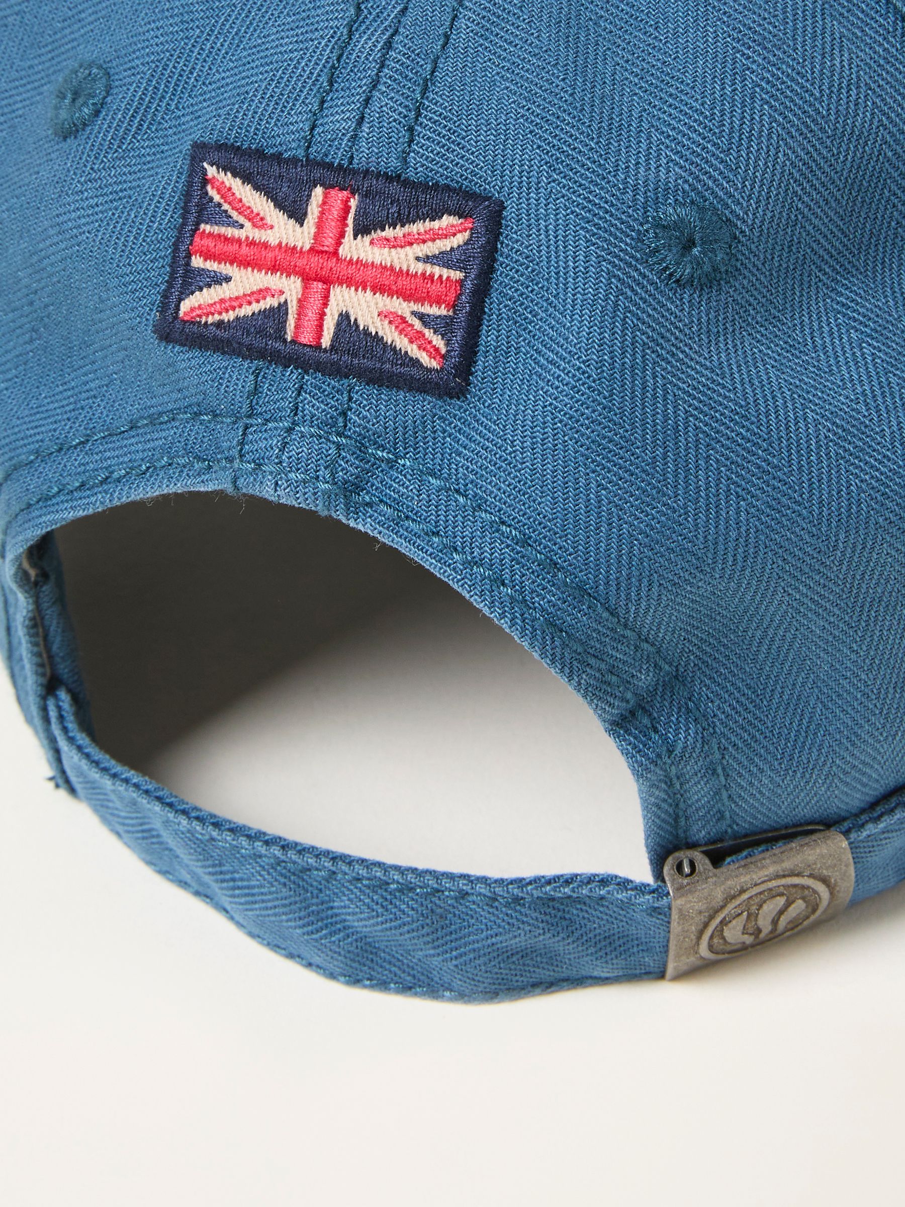 Blue Herringbone Baseball Cap - Image 2 of 2