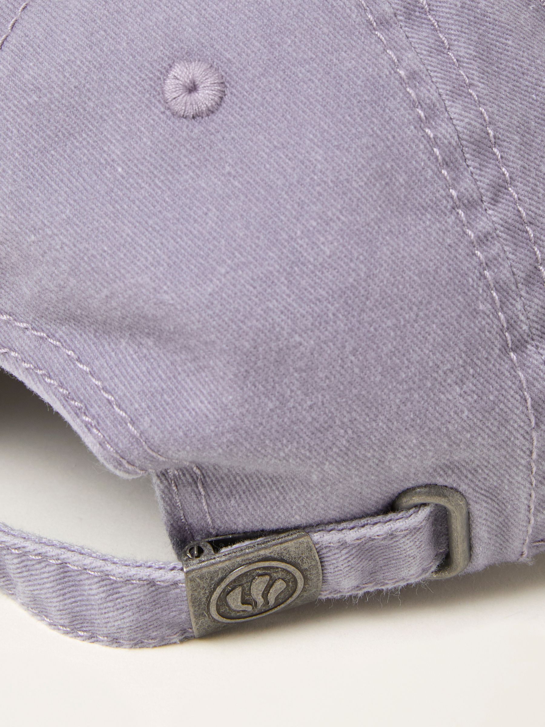 Purple Embroidered Sun Cap - Image 2 of 2