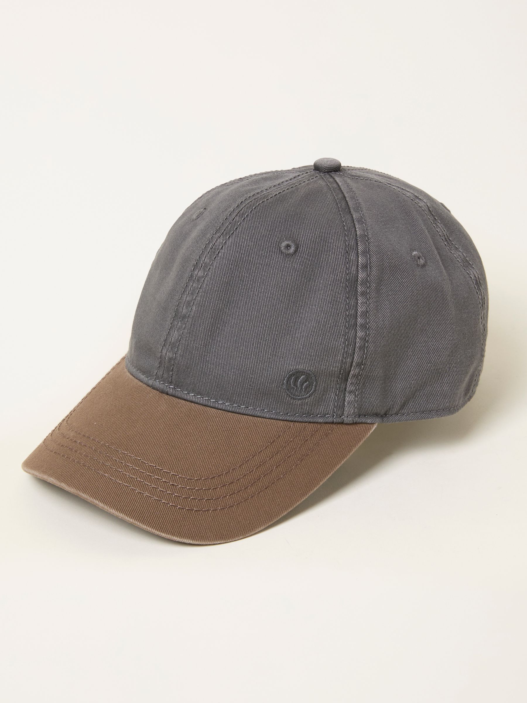 Grey Colour Block Baseball Cap - Image 2 of 3