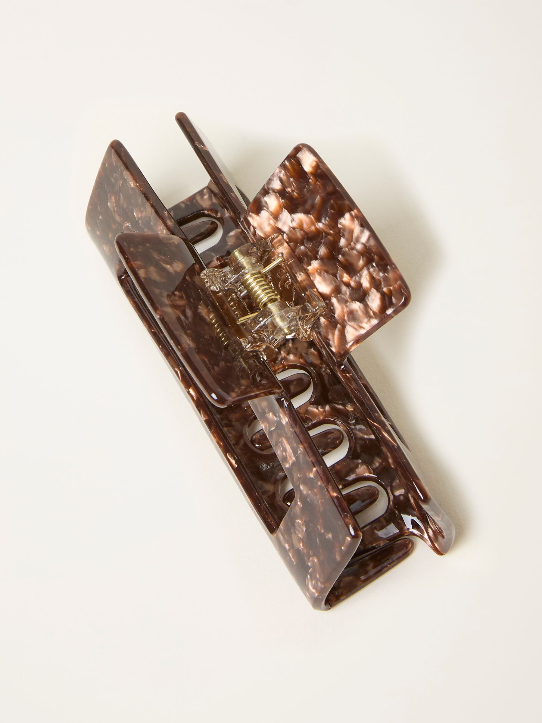 Brown Large Claw Clip - Image 2 of 2