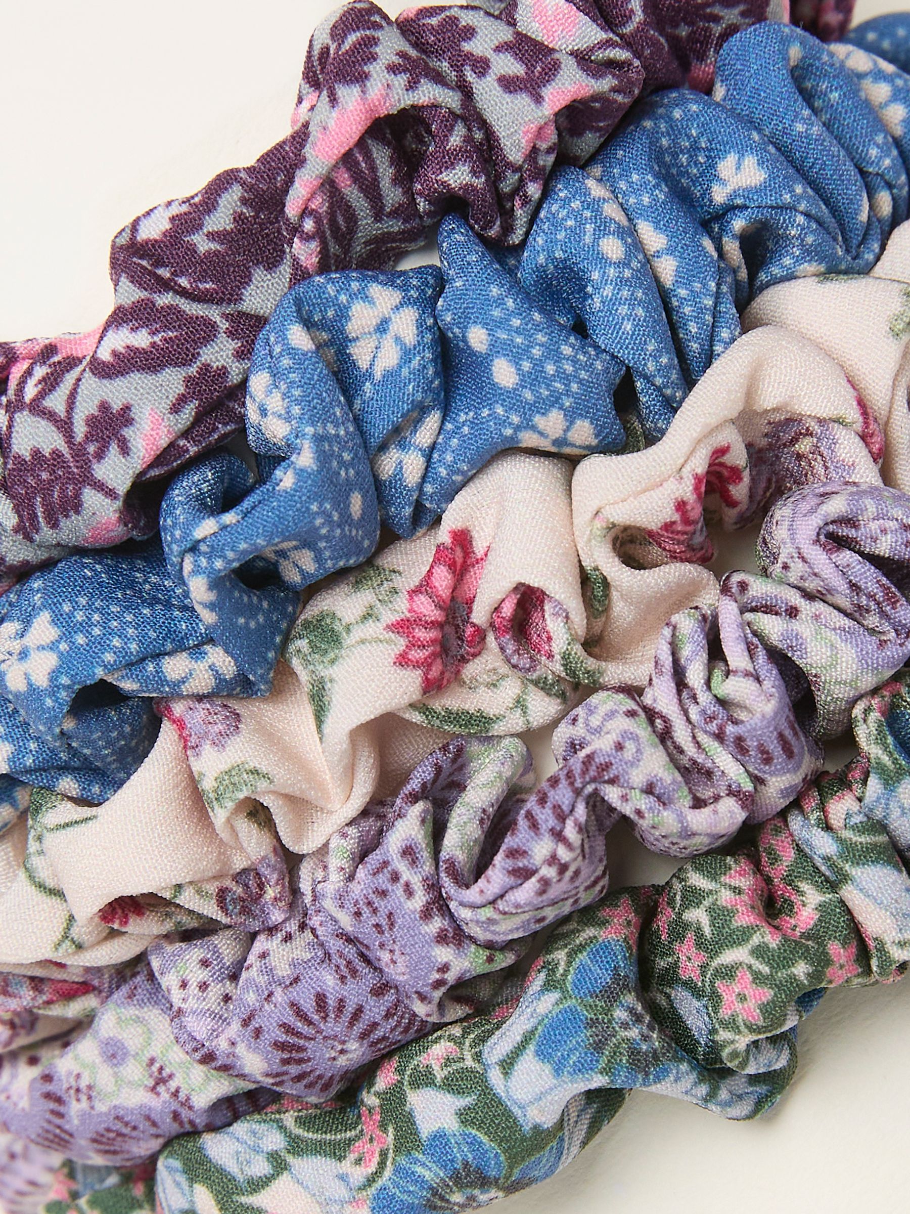 Multi 5 Pack Interplay Printed Scrunchies - Image 2 of 2