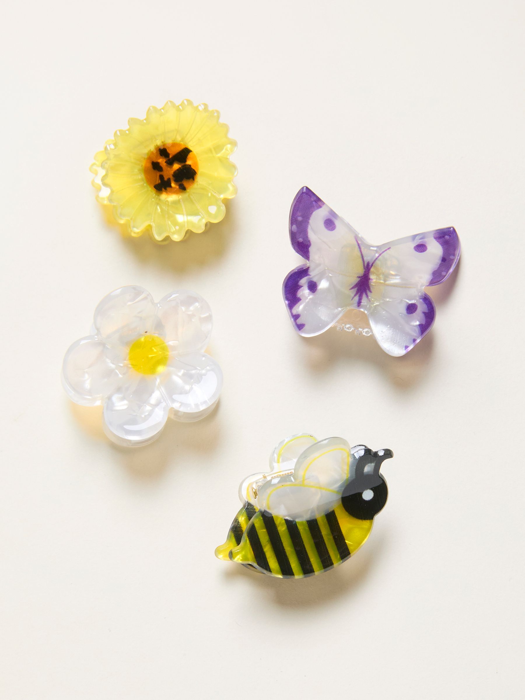 Multi 4 Pack Meadow Mini Clips - Image 1 of 2